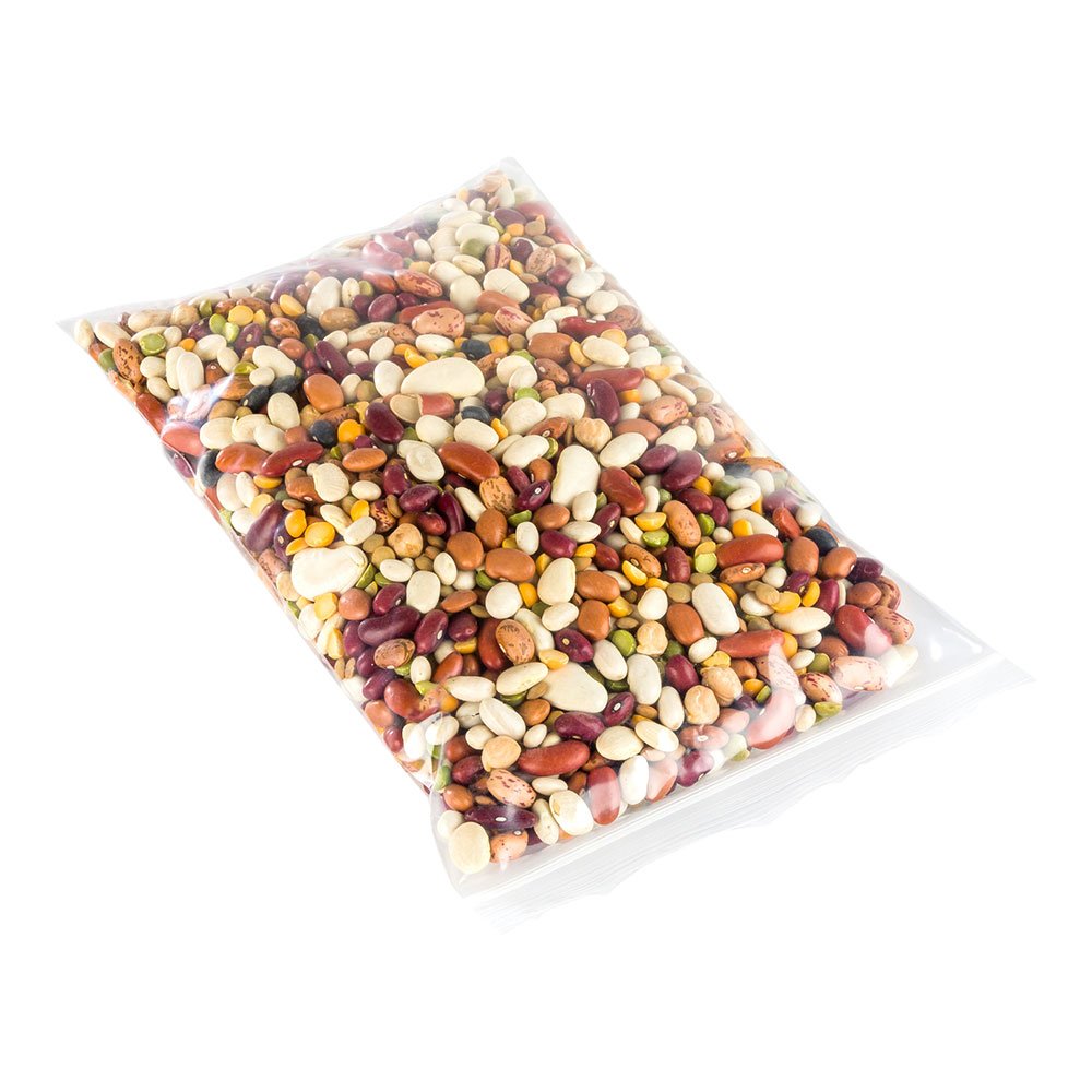 Restaurantware Bag Tek 9.5 X 6 Inch Resealable Zip Bags 100 High Clarity Zip Bags - For Snacks Nuts Seeds Candy Treats & More Cl