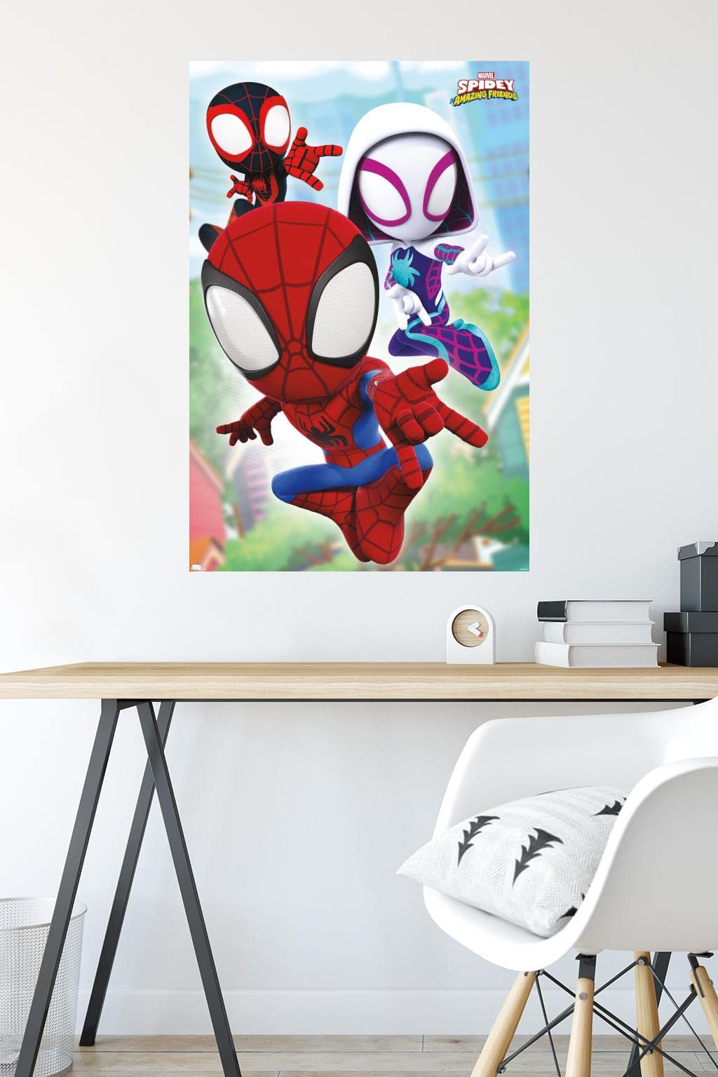 Trends International Marvel Spidey And His Amazing Friends - Webs Wall Poster, 22.37'' X 34.00'', Premium Unframed Version