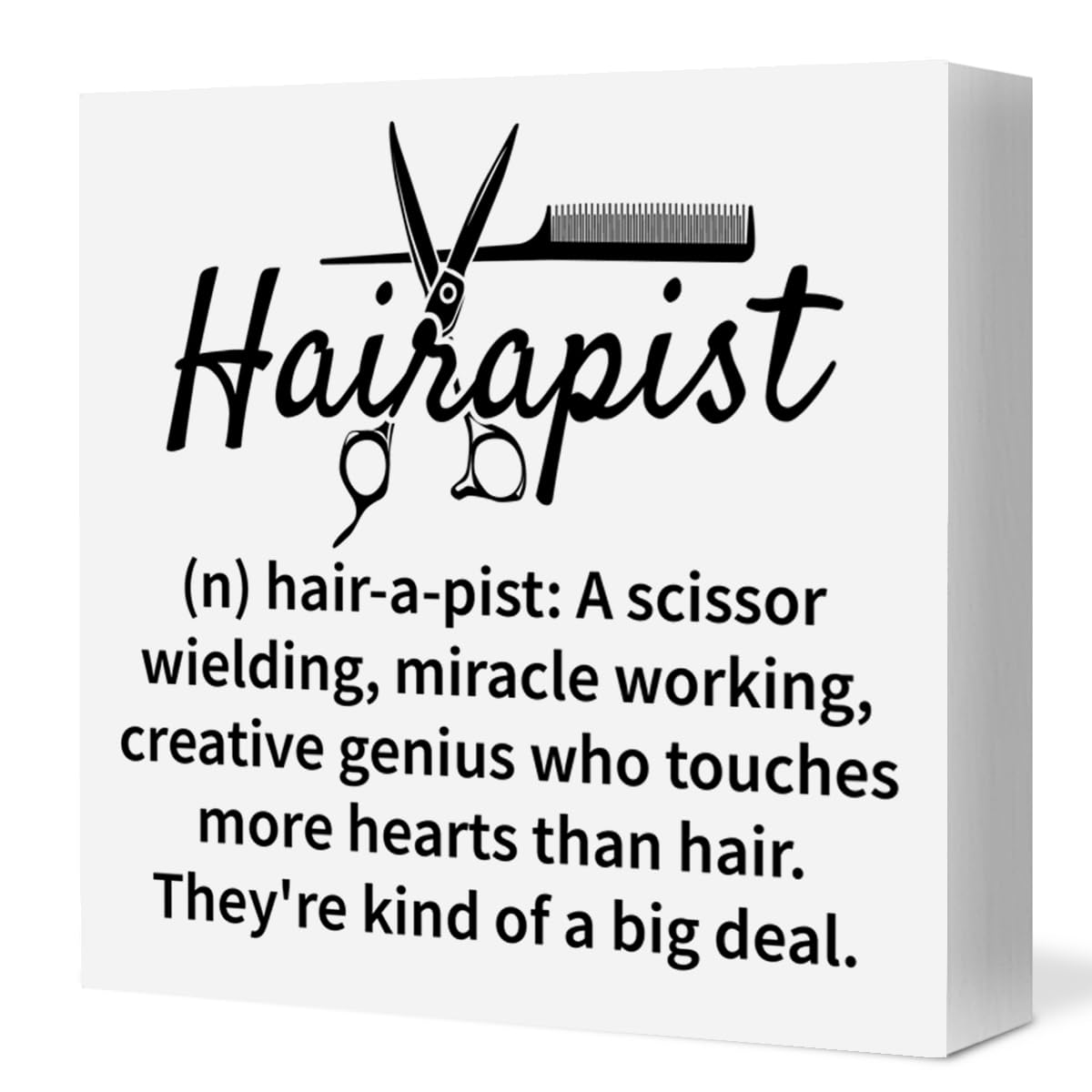 Hair Salon Decor Hairstylists Wood Sign Blessed Are the Hairstylists Wooden Box Sign Hair Stylist Hairdresser Hairstylist Gifts 