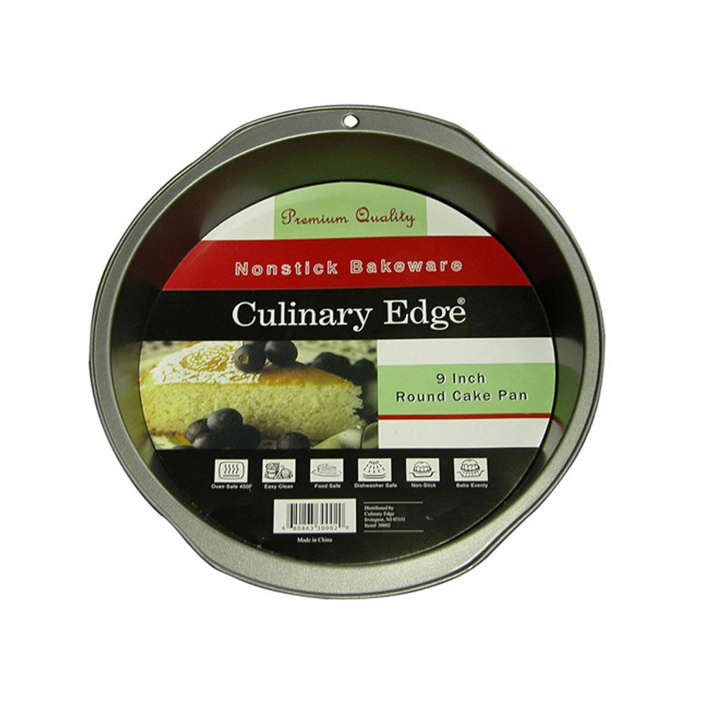 Culinary Edge Round Cake Pan, 9Inch, 9 in, Aluminum