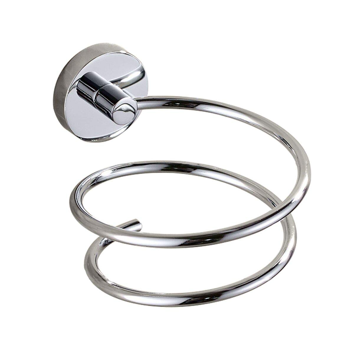 Hair Dryer Holder Hair Dryer Rack Wall Mounted Stainless Steel Shelf Storage For Bathroom Walls