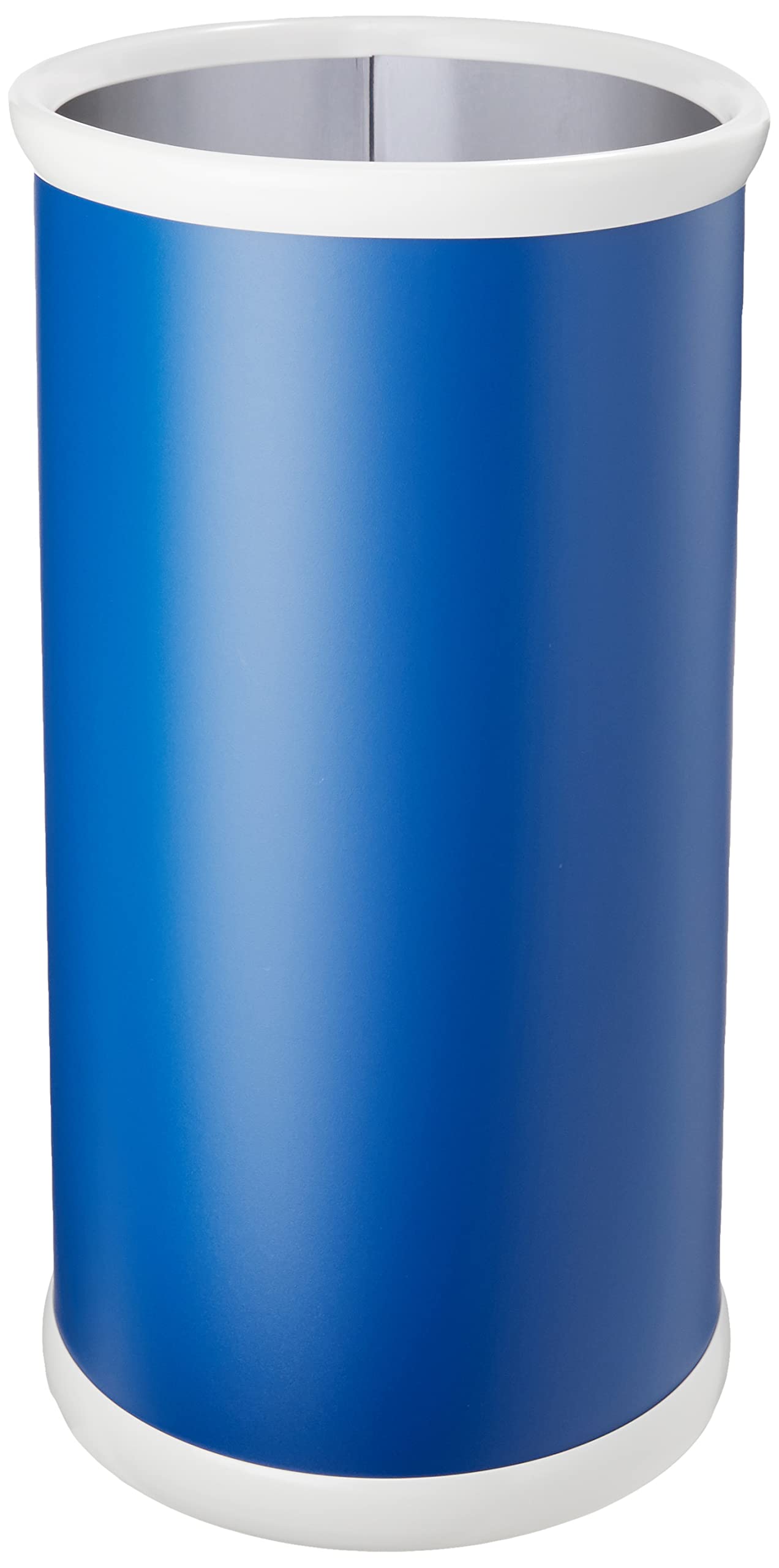 Kraftware Fun Colors Oval Waste Basket, 14', Royal Blue