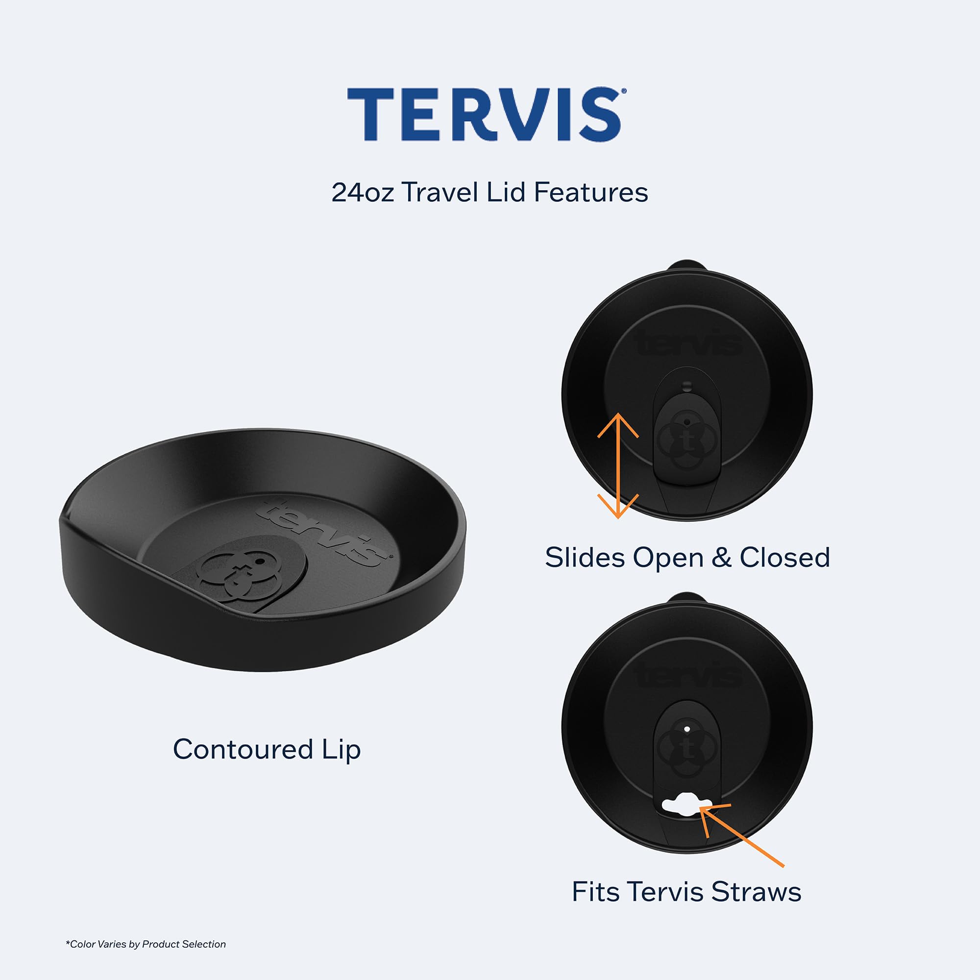 Tervis Made In Usa Double Walled Syracuse University Orange Insulated Tumbler Cup Keeps Drinks Cold & Hot, 24Oz, Primary Logo