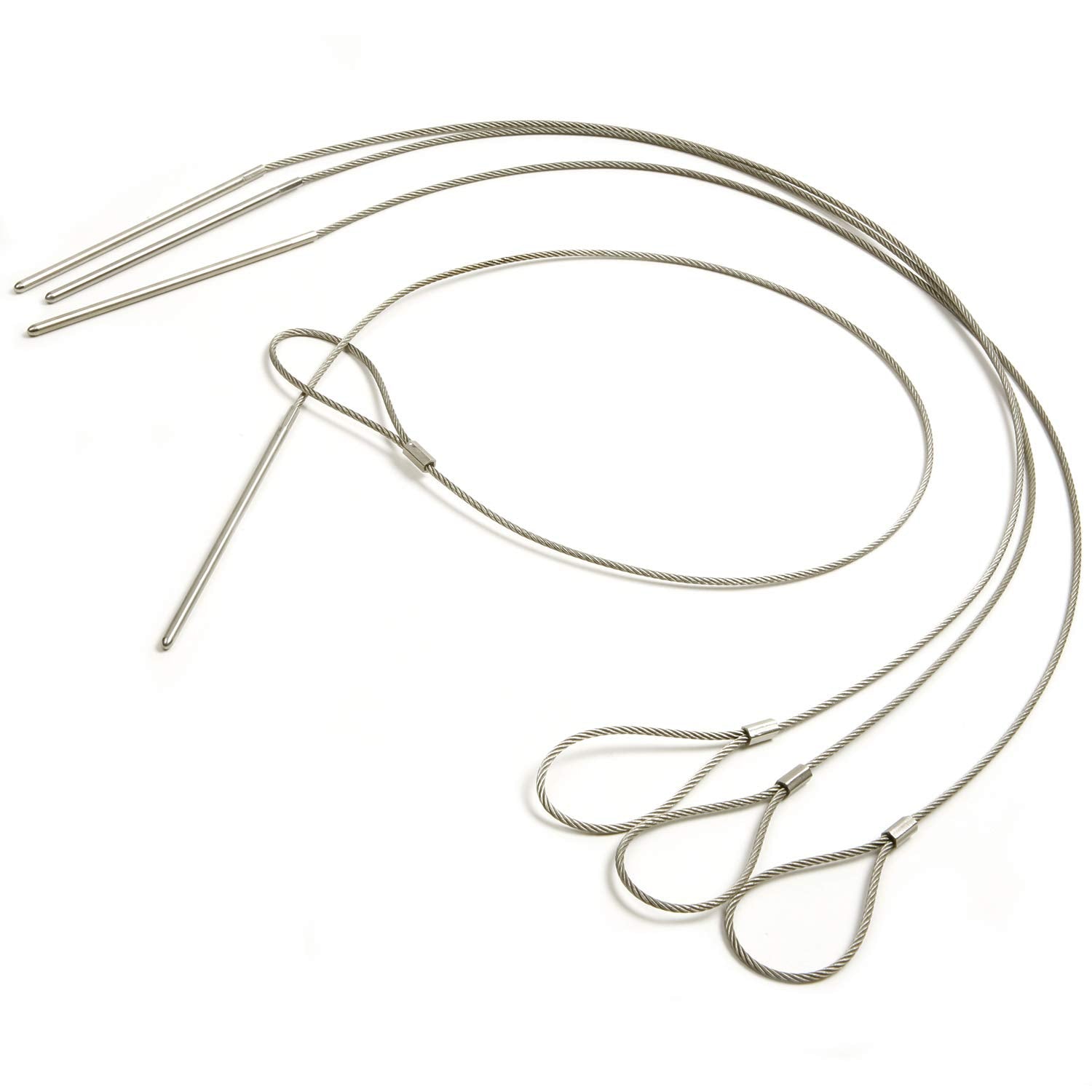 Norpro Stainless Steel Flexible Skewers  Set of 4  10.5&quot x 4&quot x .25&quot
