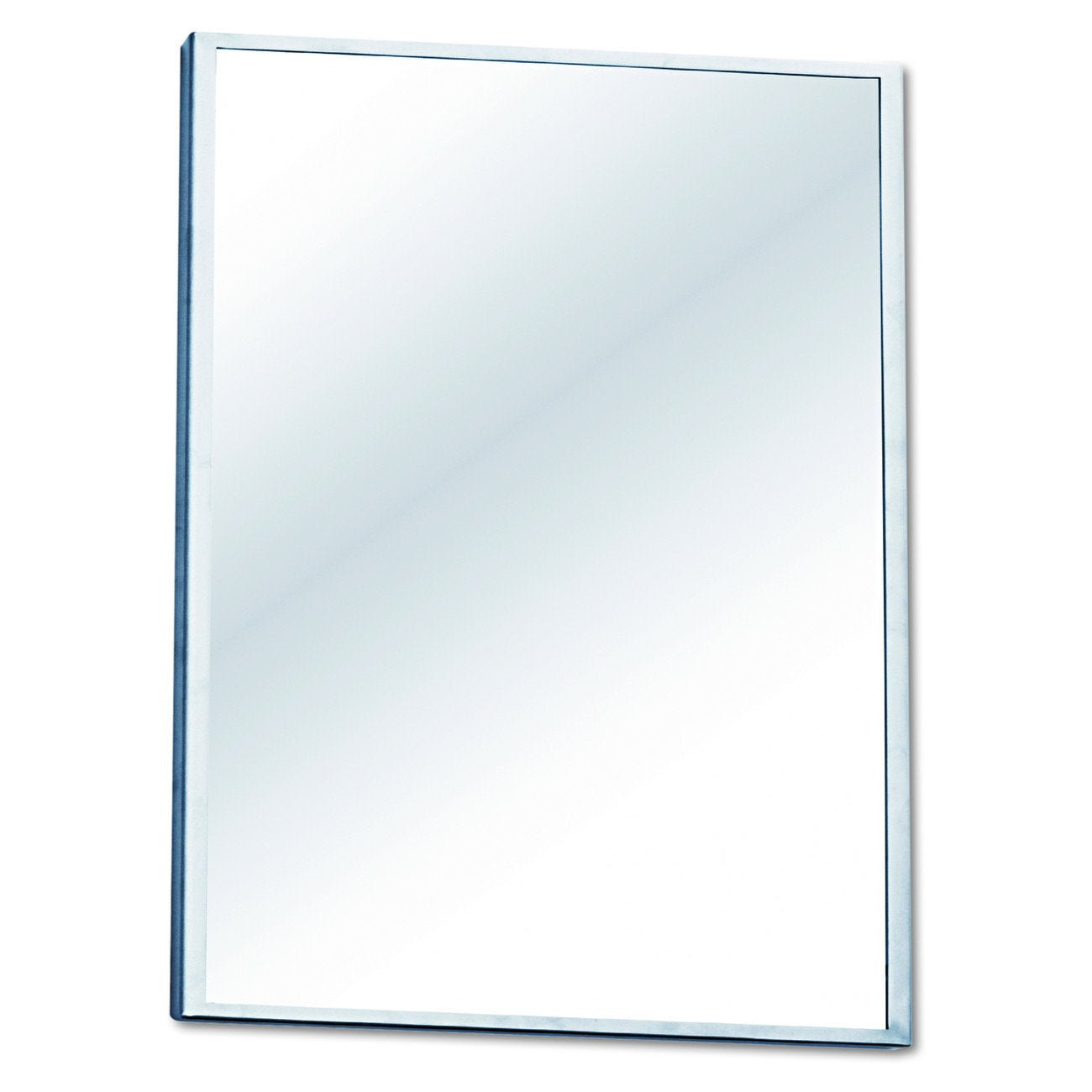 See All Rectangular Wall/Lavatory Mirror, 26"x18", Bamboo, FR1824, Color FR1824