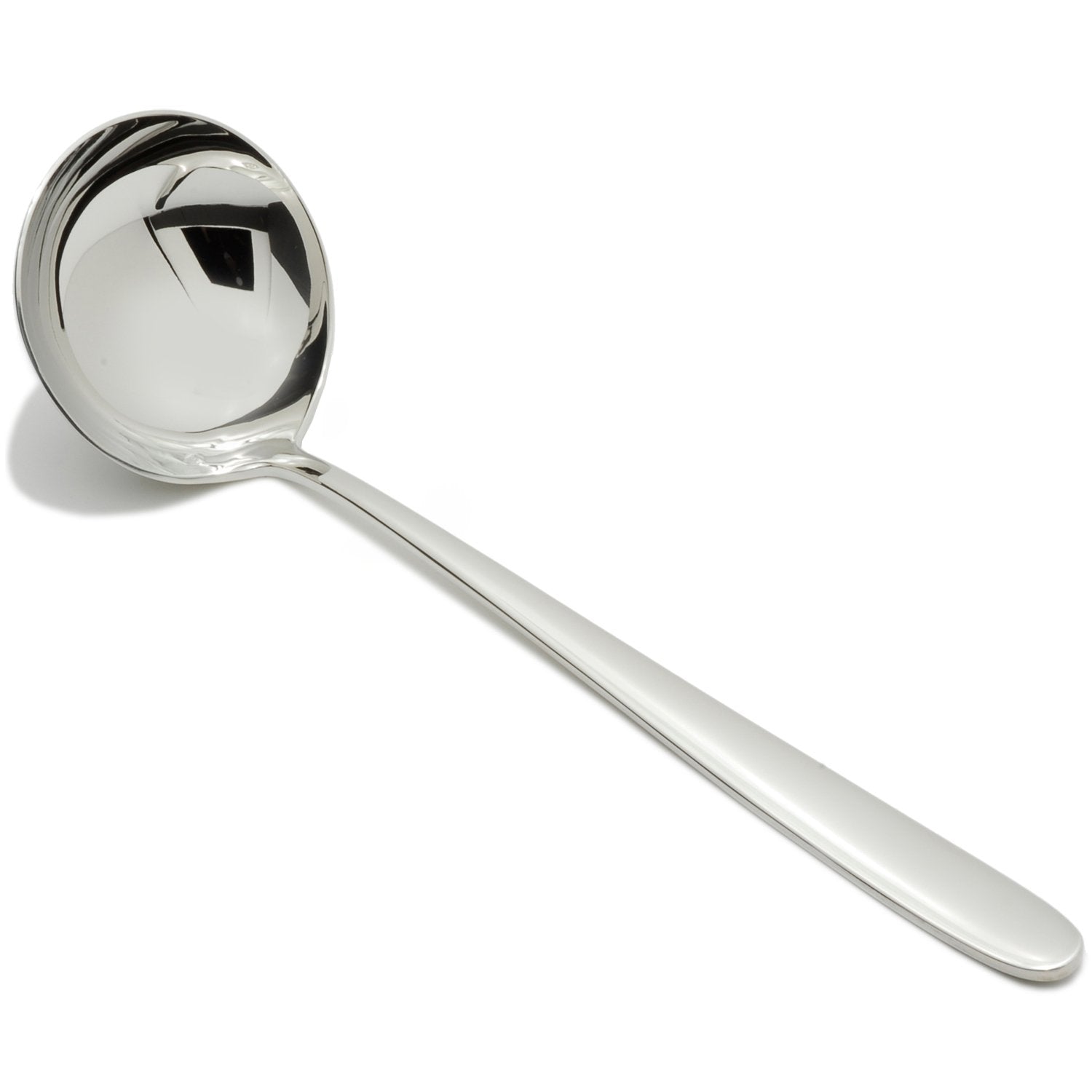Fortessa Grand City 18/10 Stainless Steel Flatware 11.8-Inch Soup Ladle, Large