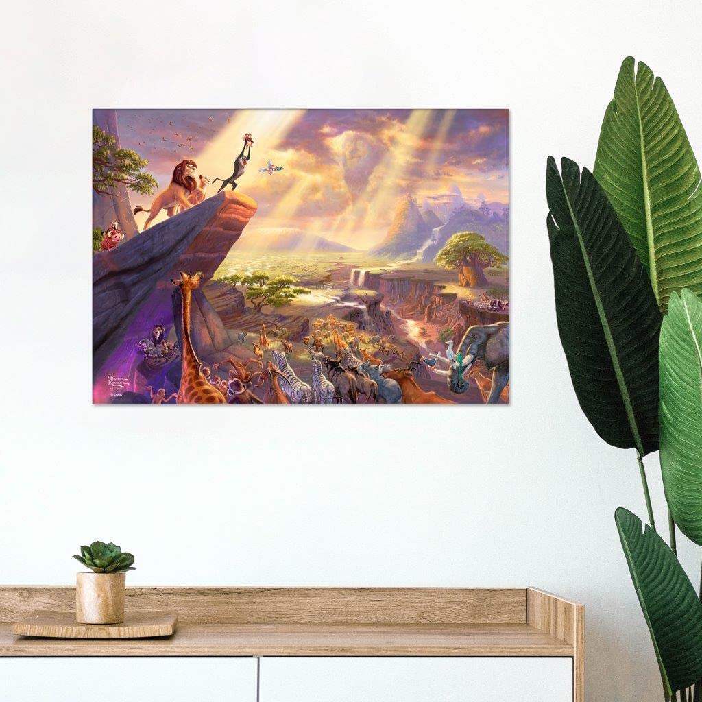 Mightyprint Disney - The Lion King - Circle Of Life Pride Rock - Durable 24    X 17 Wall Art - Not Made Of Paper - Officially Li