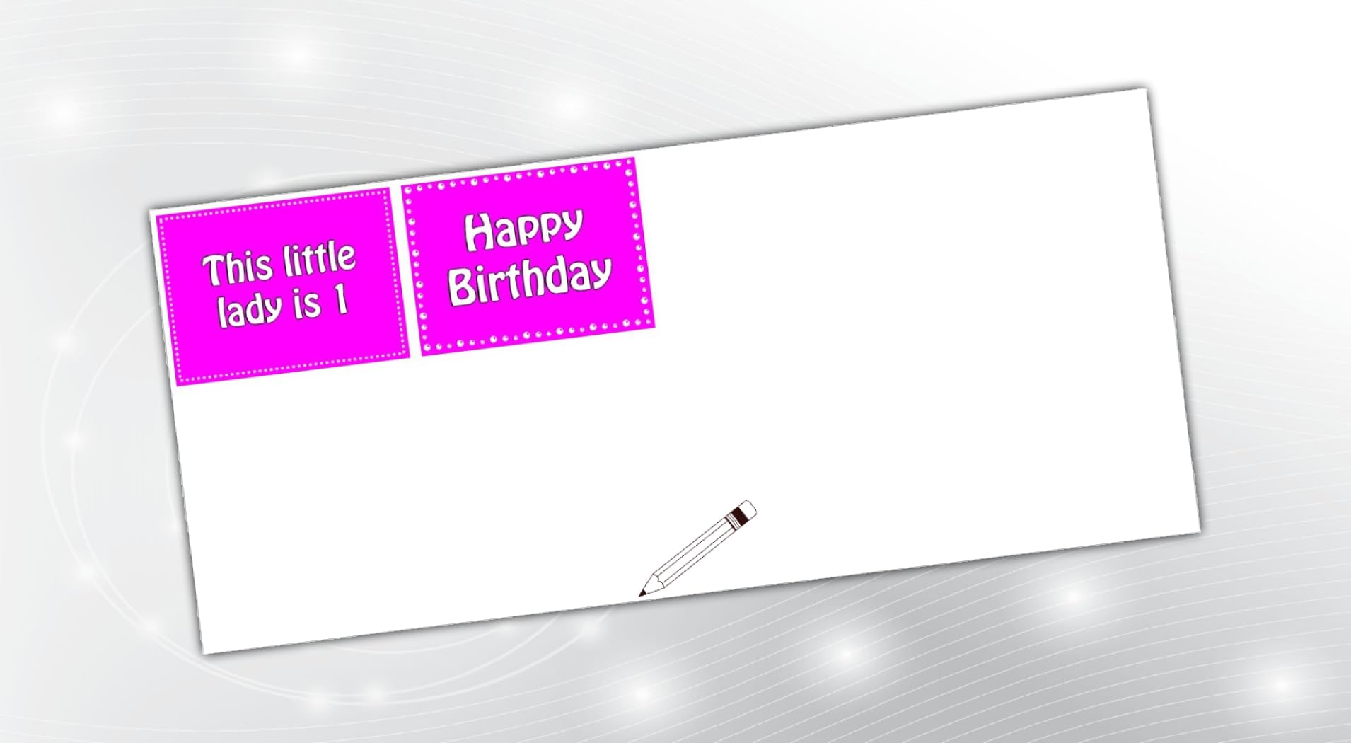 PartyStuff Props  Birthday 1st Slogans (2 Piece)