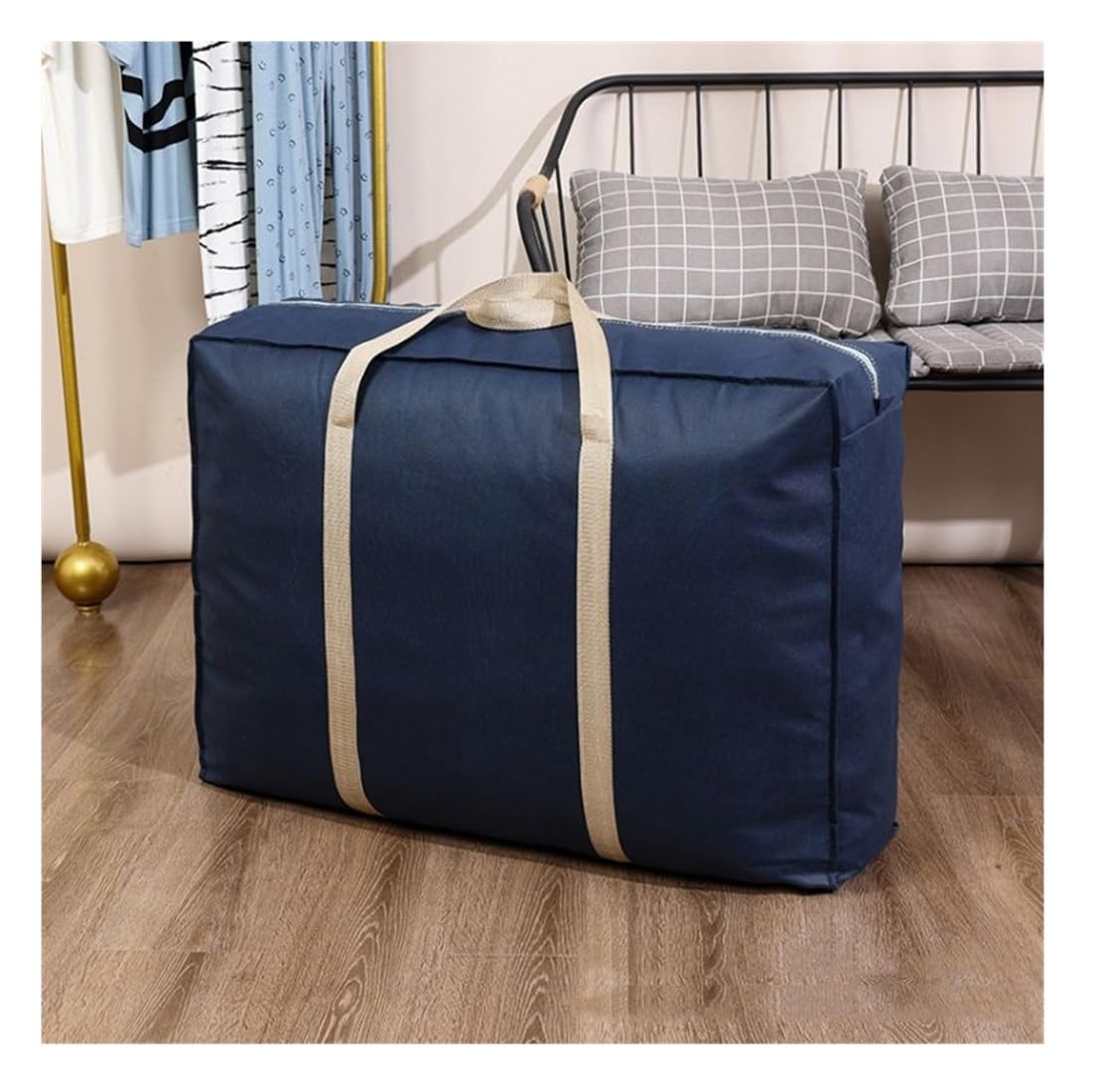 Sphinx Extra Large Storage Bag With Zip  Non Woven Clothes Organizer For Blankets, Quilts, Sarees, Cushions, Winter Wear, Toys,