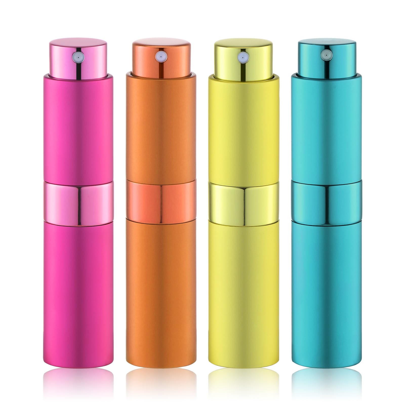 Lulupack Travel Perfume Atomizer Refillable Bottle: Spray Cologne For Travel Size - Small Empty Sprayer Fragrance - 8Ml (Rose Re
