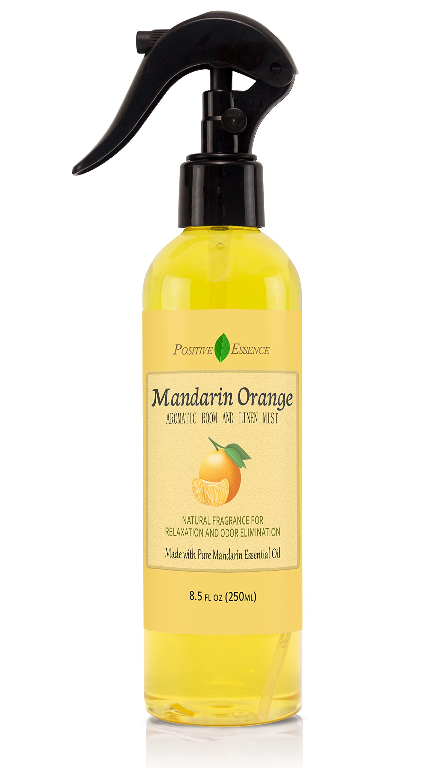 Mandarin Orange Linen And Room Spray, Natural Air Freshener Made With Pure Mandarin Essential Oil, Bathroom Air Freshener, Pillo