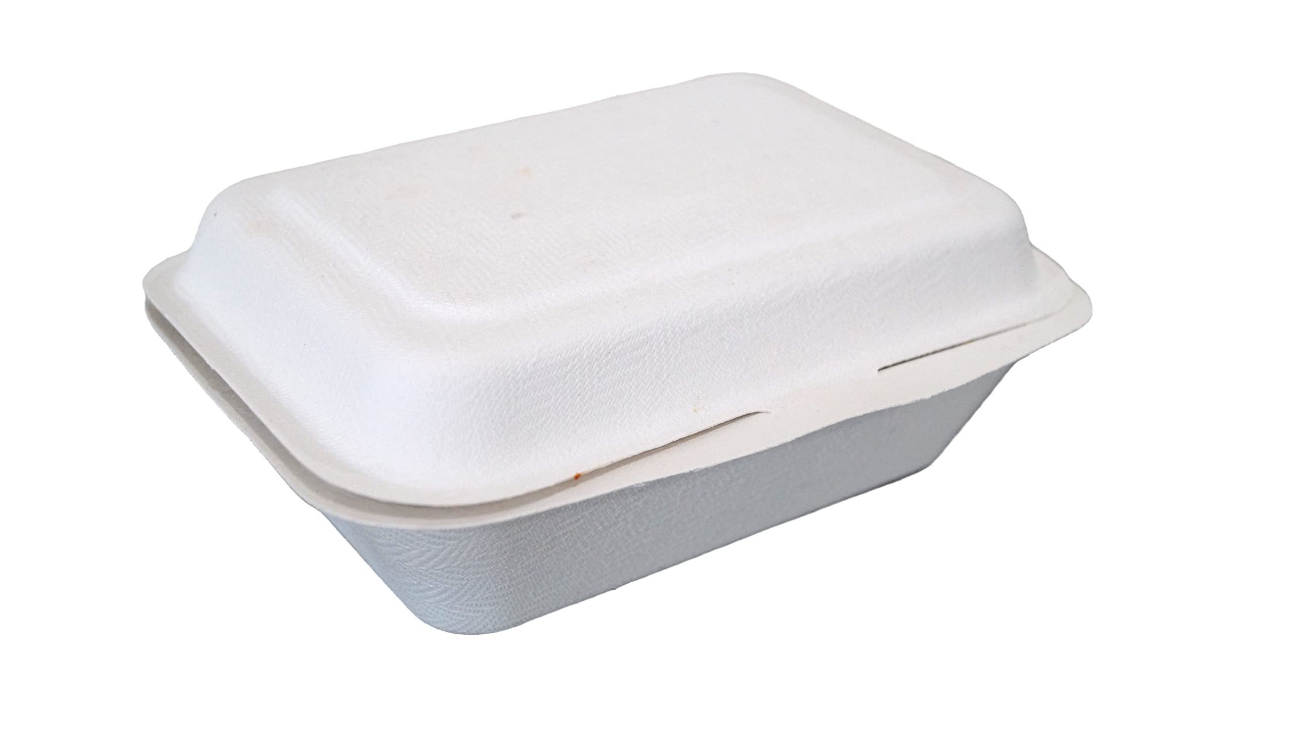 Vissage 600Ml Clamshell Box  Disposable Takeway Boxes  600Ml  Ecofriendly  Pack Of 15