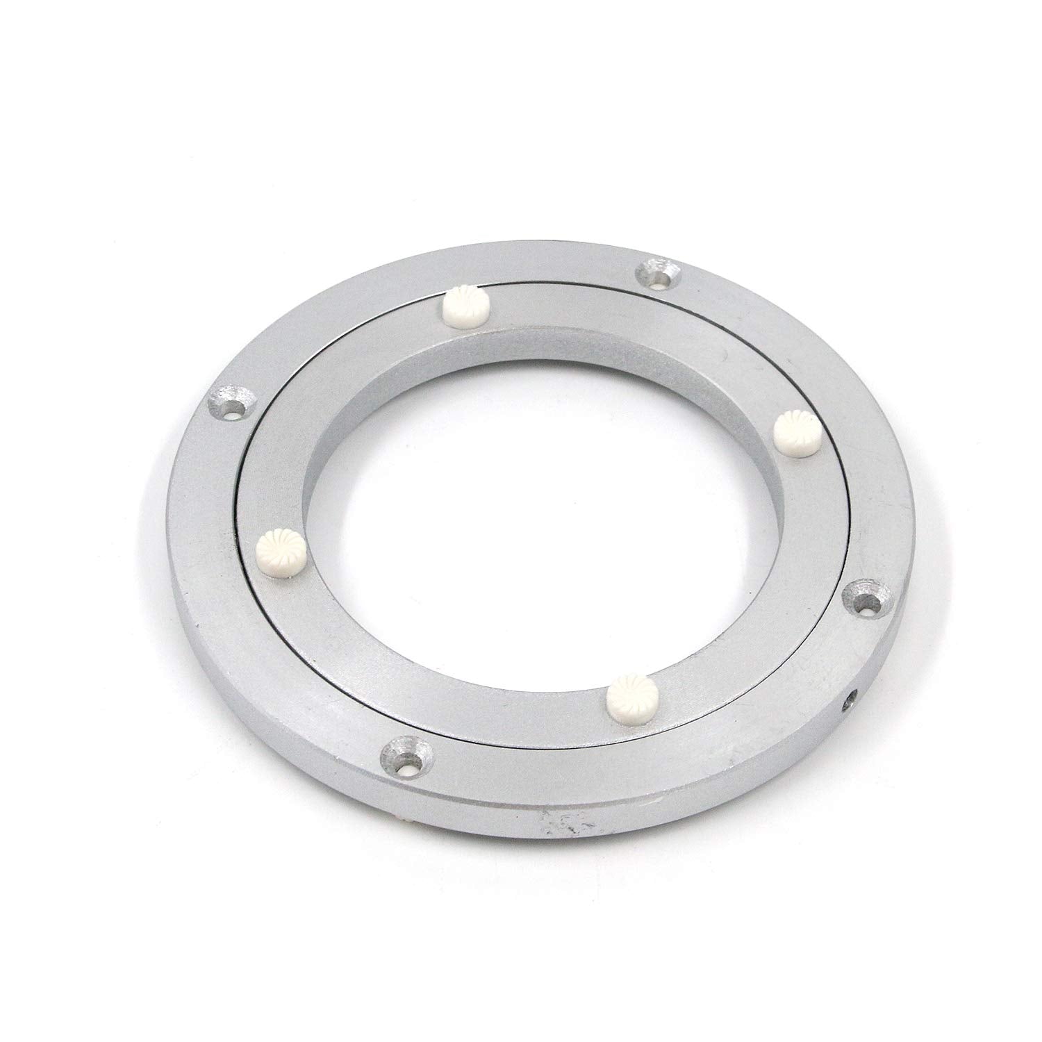 Geesatis Metal Lazy Susan Hardware 1 Pcs Rotating Turntable Bearing Round Swivel Plate, Table Smooth Swivel Plate For Kitchen Di