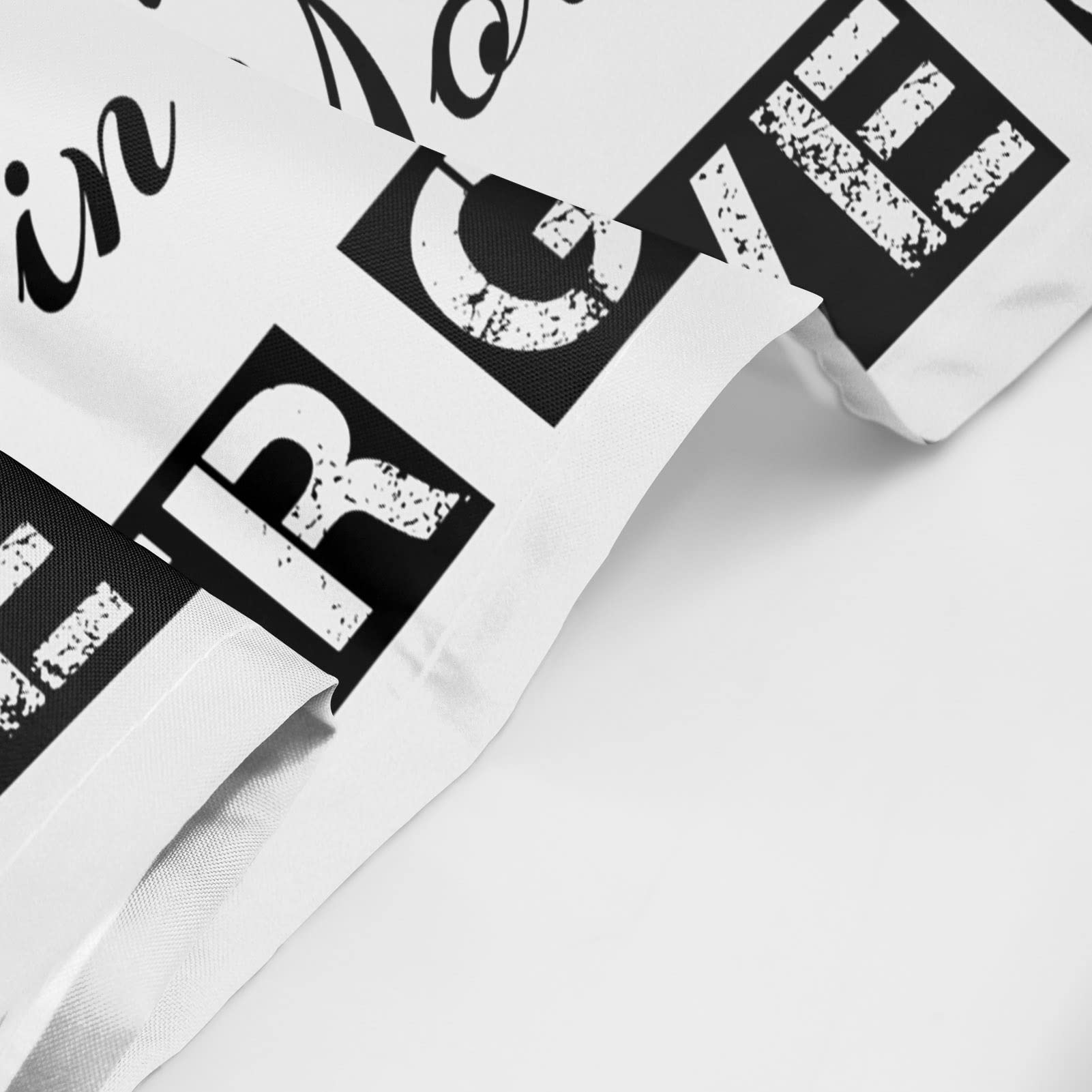 Emvency Black Positive Shower Curtain Quotes Inspirational Motivational Teen Follow Your Dreams Just Try Never Give Up Kids Boys