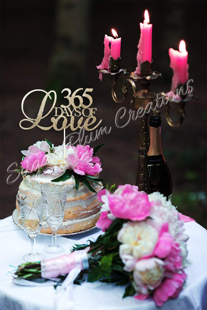 365 Days Of Love Cake Topper