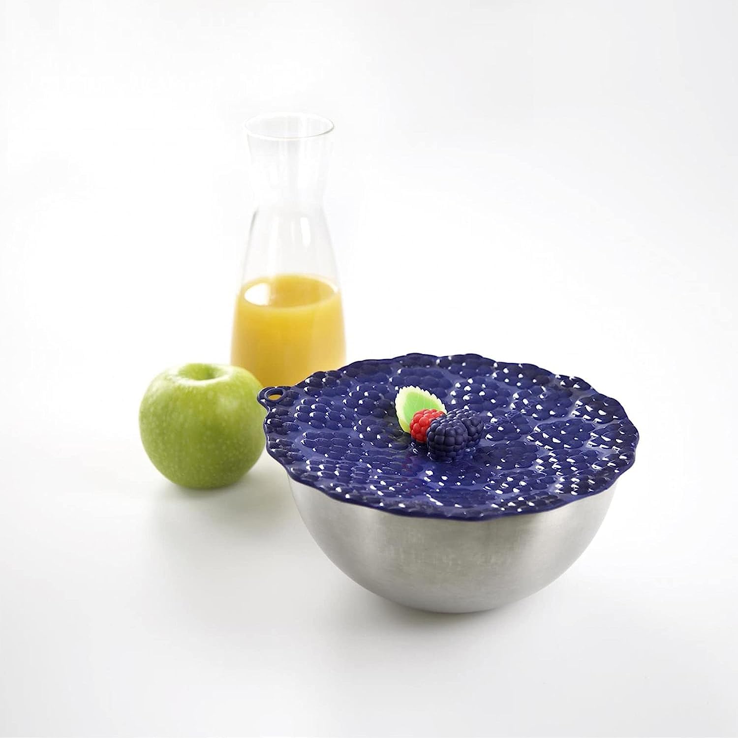 Charles Viancin - Berries Lid Gift-Box - Set Of 4 Silicone Lids For Food Storage And Cooking - 11''/28Cm + 9''/23Cm + 8''/20Cm +