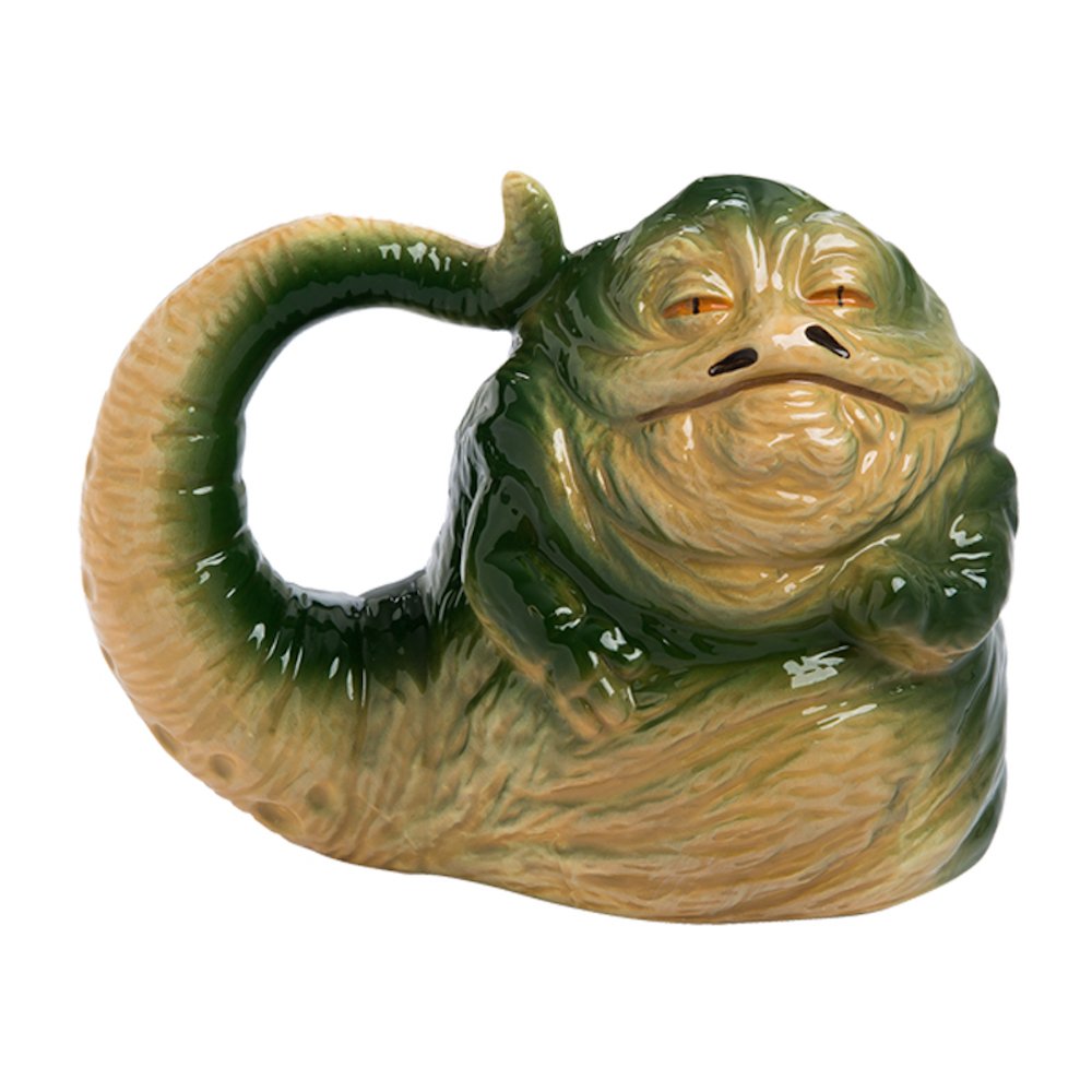 Vandor Star Wars Jabba The Hutt Shaped Ceramic Soup Coffee Mug Cup, 26 Ounce, 2X-Large (Pack of 1)