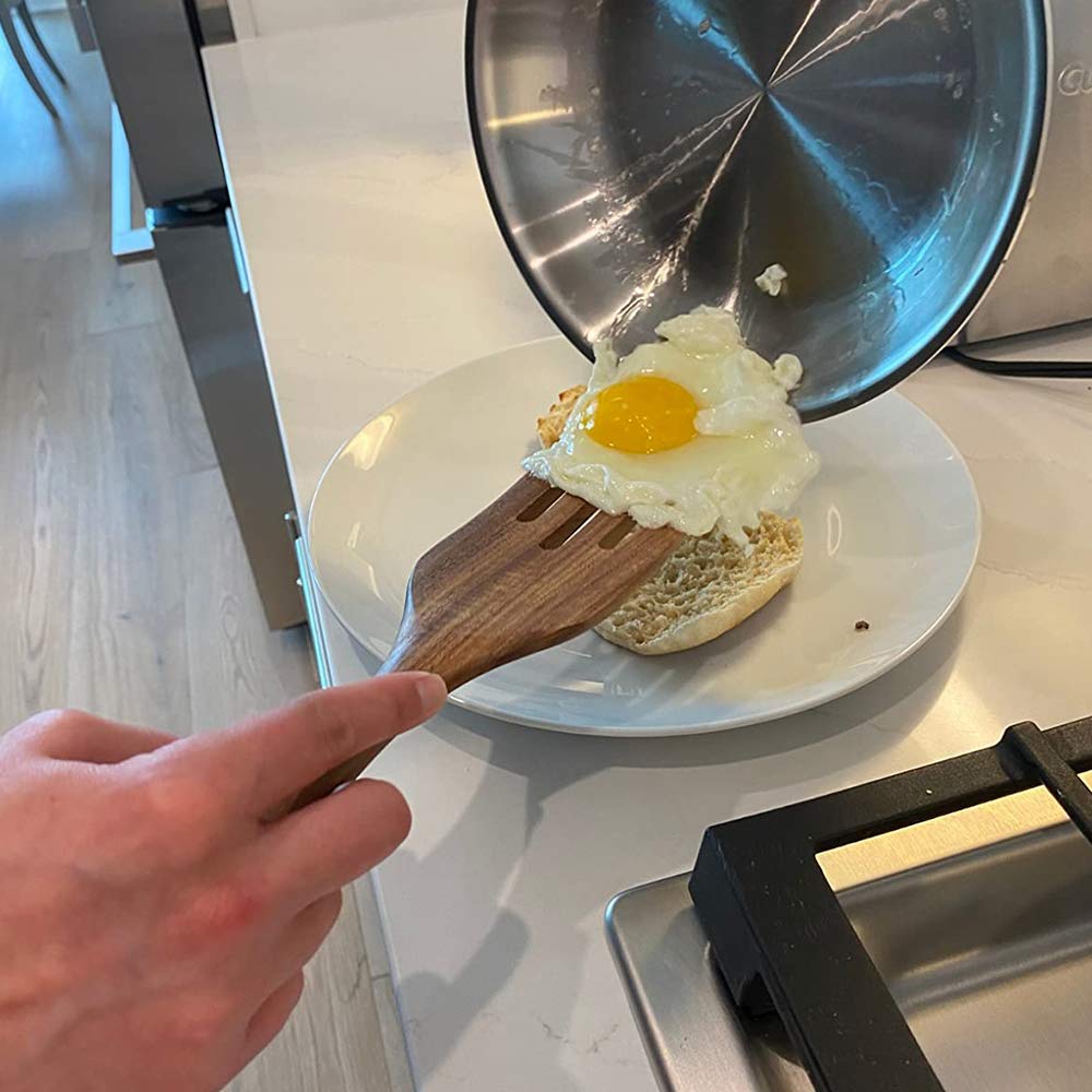 Spurtle Set, Natural Acacia Wooden Kitchen Utensils Set Of 4, Wooden Spoons Utensils For Cooking, Stirring, Mixing, Serving, Spu