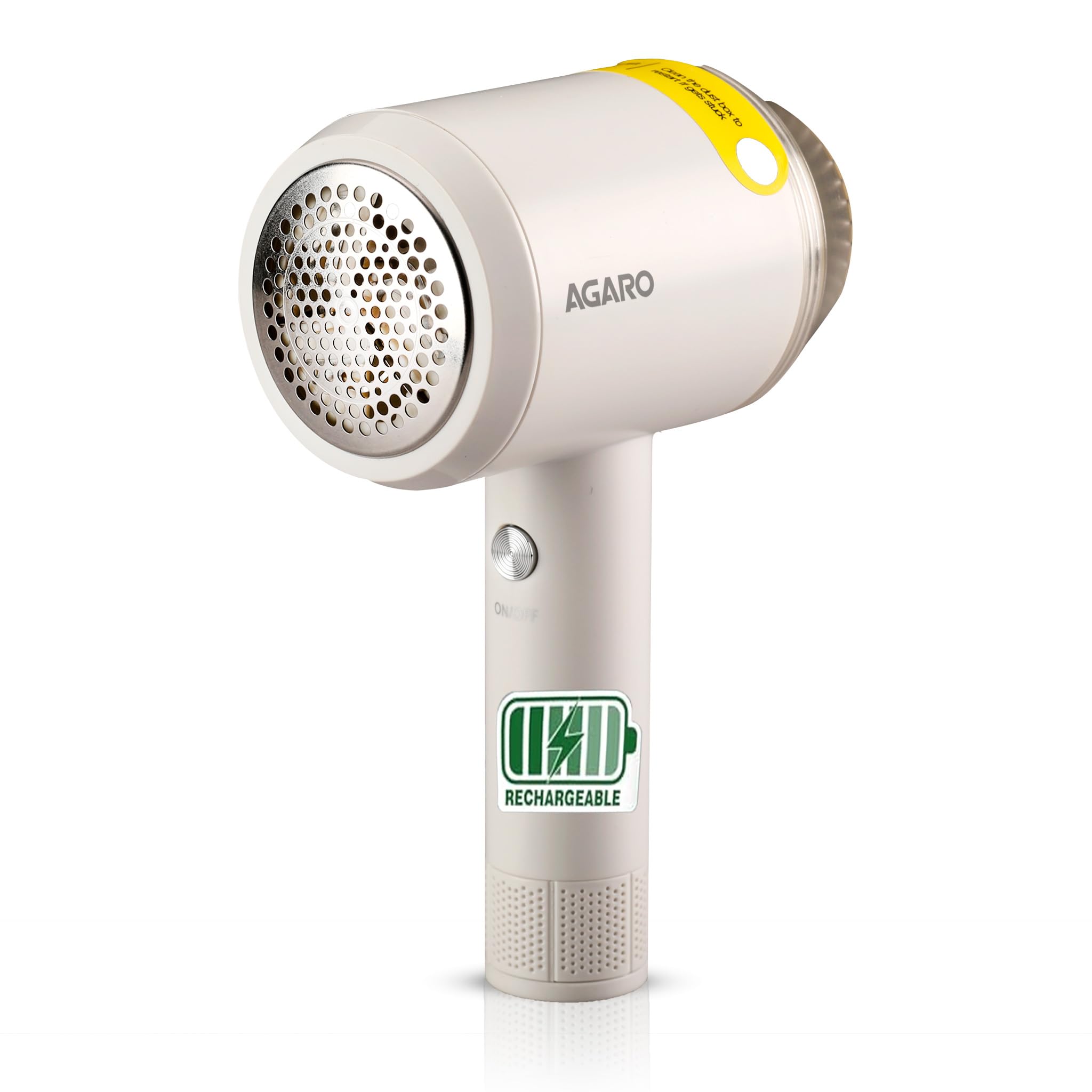 Agaro Lr2001 Lint Remover, Electric Fabric Shaver, Rechargeable, Portable, MultiFunctional Fuzz Remover From Woollen Sweaters, 