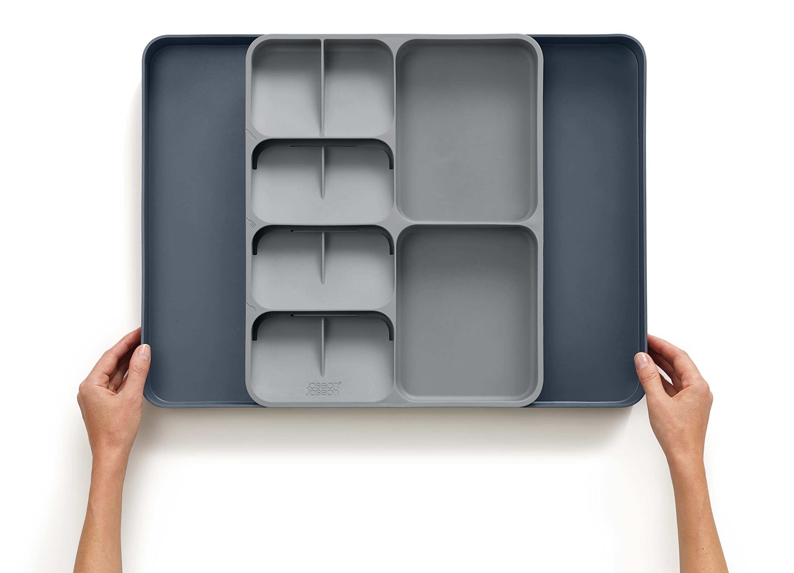 Joseph Joseph Drawerstore Kitchen Drawer Organizer Tray, Gray