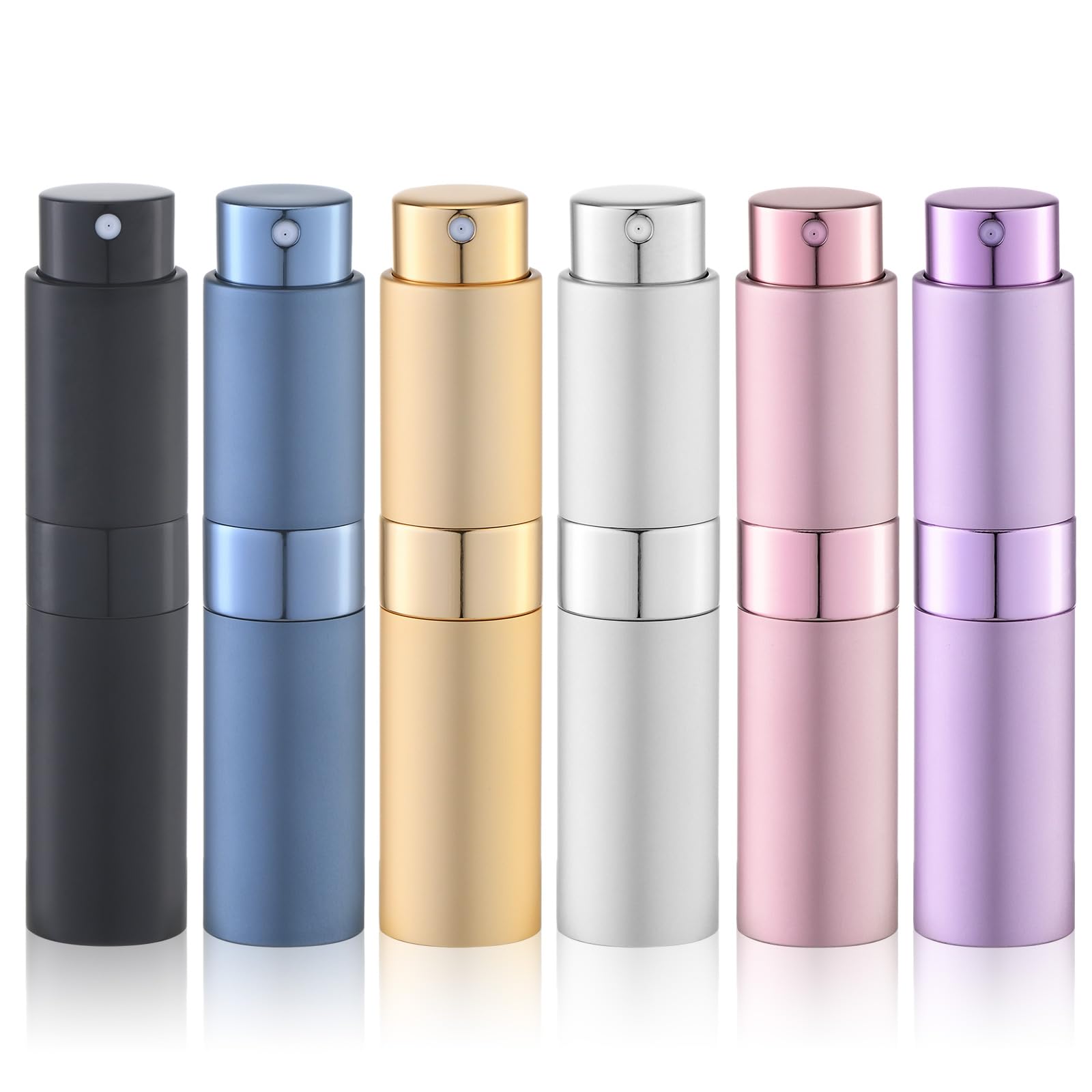 Lulupack Perfume Atomizer Travel Refillable Bottle: Cologne Sprayer Portable For Men - Mini Spray Empty For Refill - 8Ml Small S