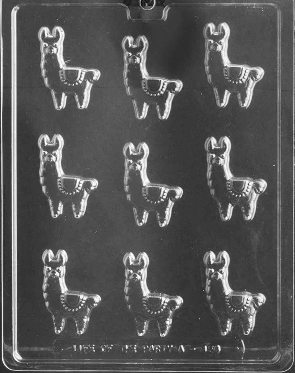 Grandmama'S Goodies A158 Bite Size Llama Chocolate Candy Soap Mold With Exclusive Molding Instructions  (1)