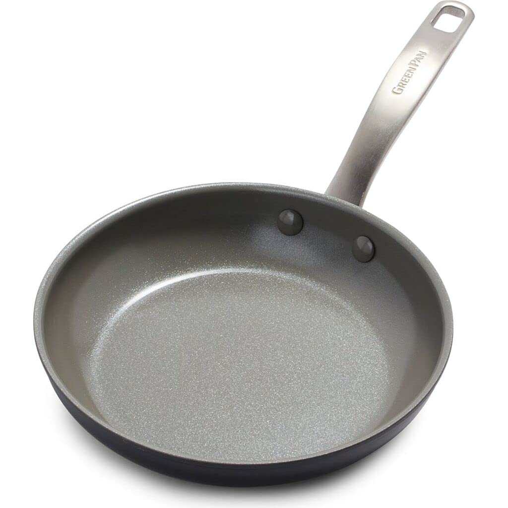 Greenpan Chatham Hard Anodized Healthy Ceramic Nonstick, 8 Frying Pan Skillet, Pfas-Free, Dishwasher Safe, Oven Safe, Gray