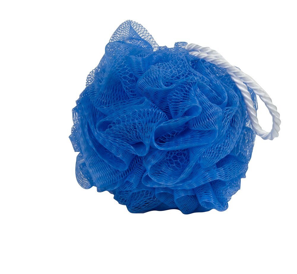 Evriholder 610-2 Paradiso Bath Poof, Set of 3, White/Blue/Purple
