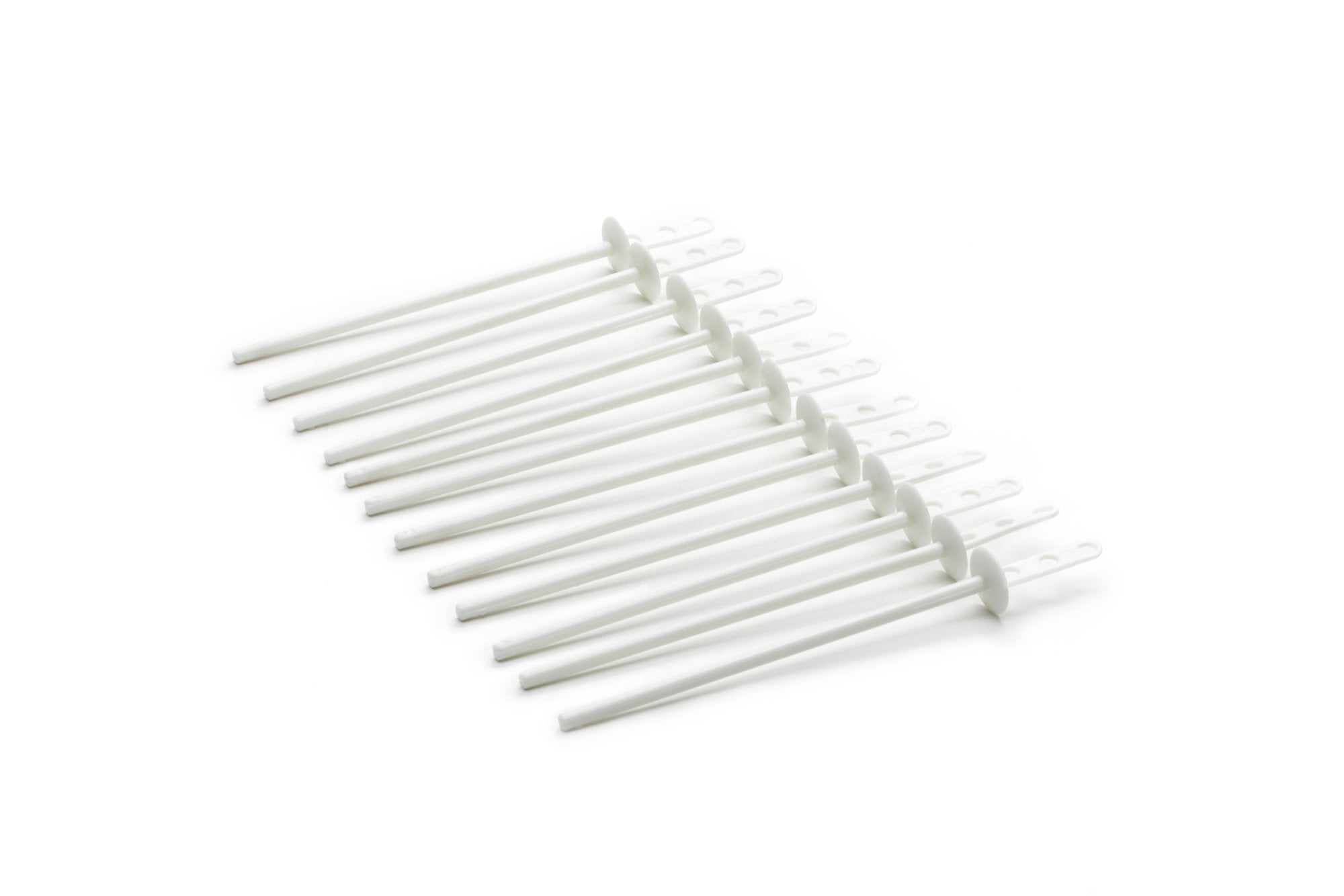 Bakelicious Cake Pop Plastic Sticks, Set Of 12, White