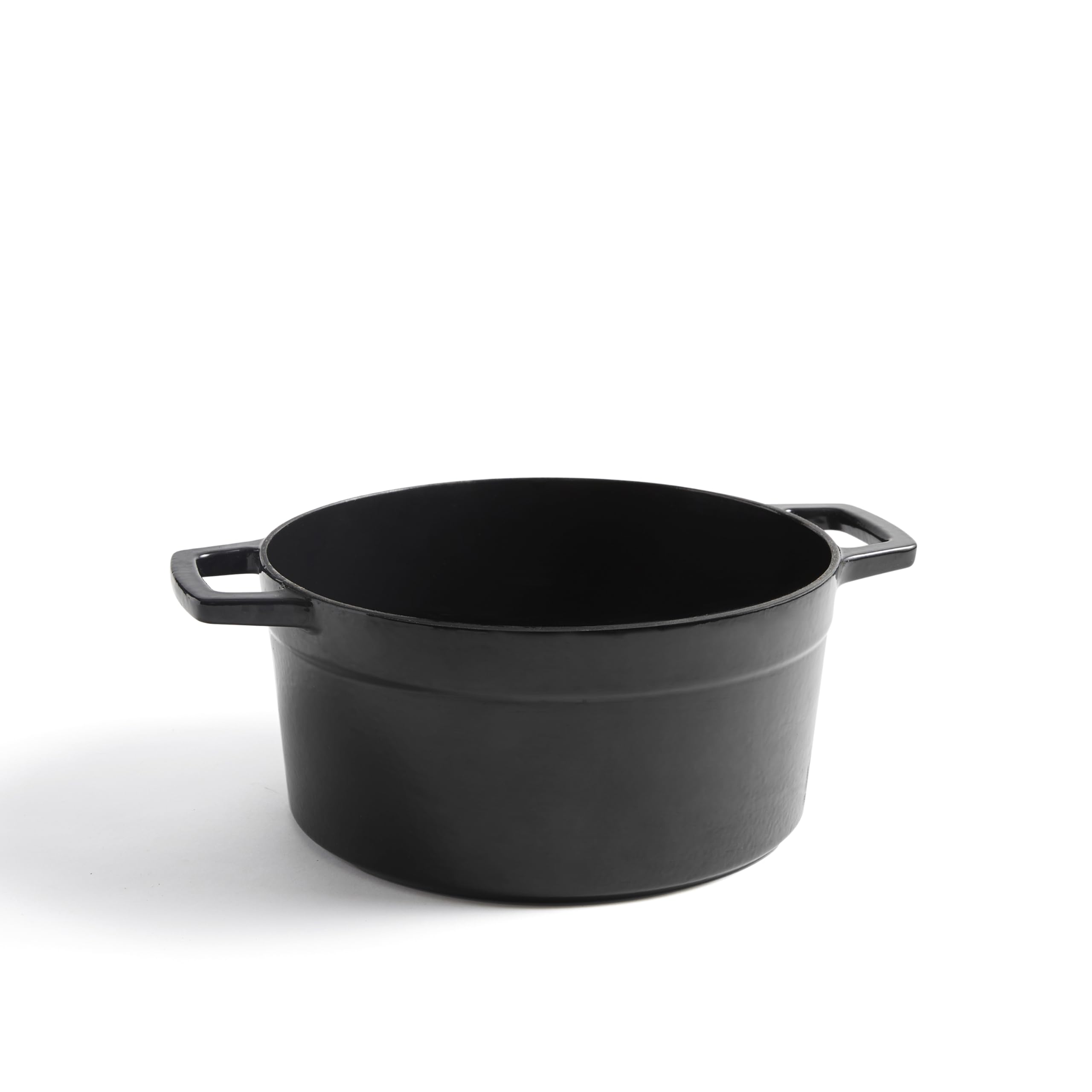 Martha By Martha Stewart 5 Qt Enameled Cast Iron Dutch Oven W/Lid - Obsidian