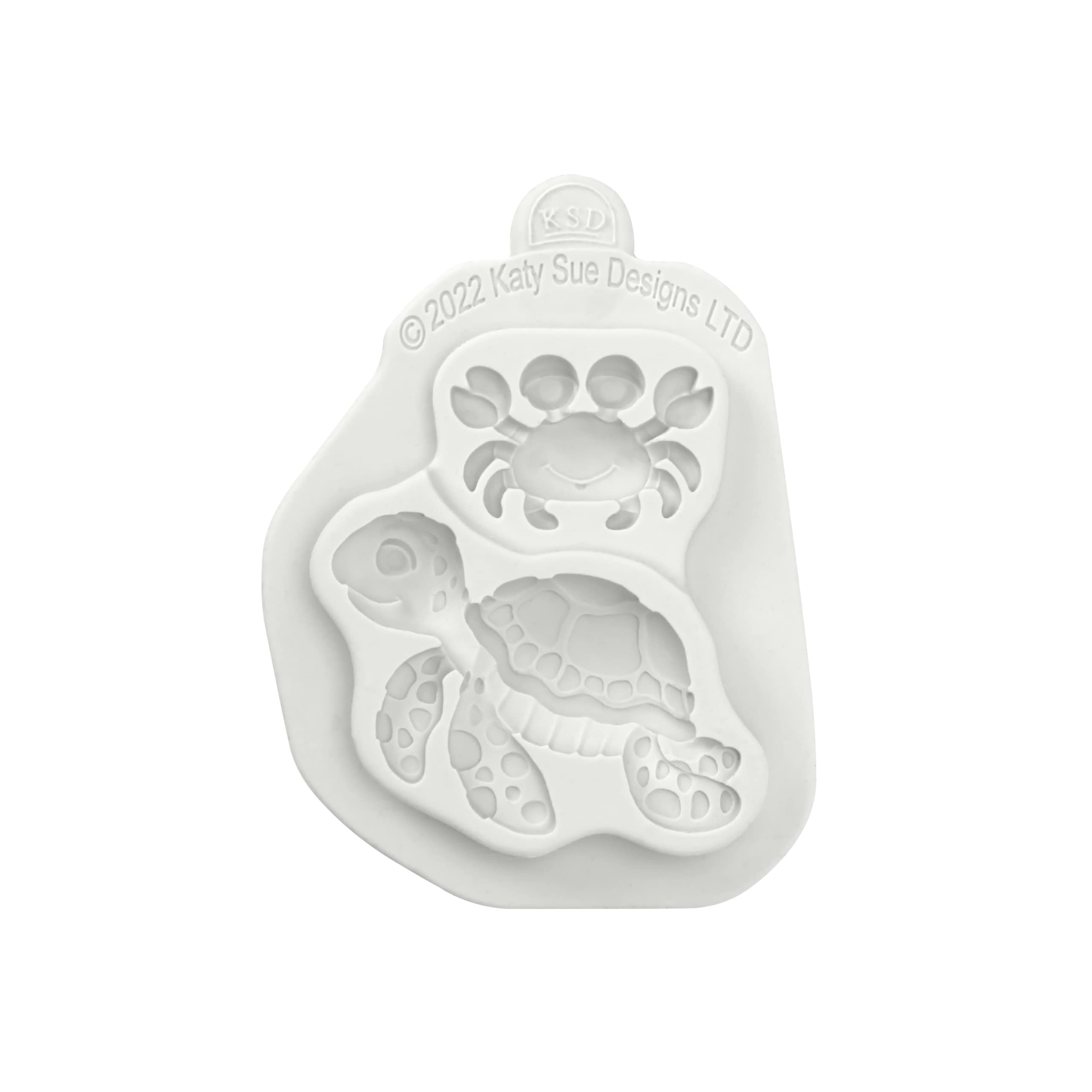 Katy Sue Turtle And Crab Silicone Mold For Seaside & Sea-Themed Cake Decorating & Crafting - Perfect For Use With Fondant, Gum P