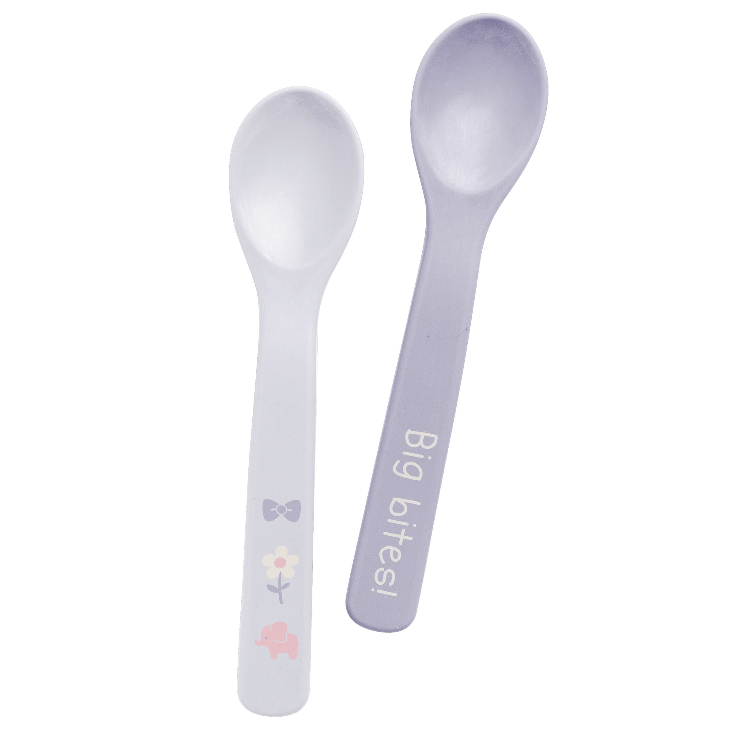 Stephen Joseph Baby Silicone Spoon Set, First Stage Feeding Spoons For Infants, Spoon Set Encourages Self-Feeding, Toddler Feedi