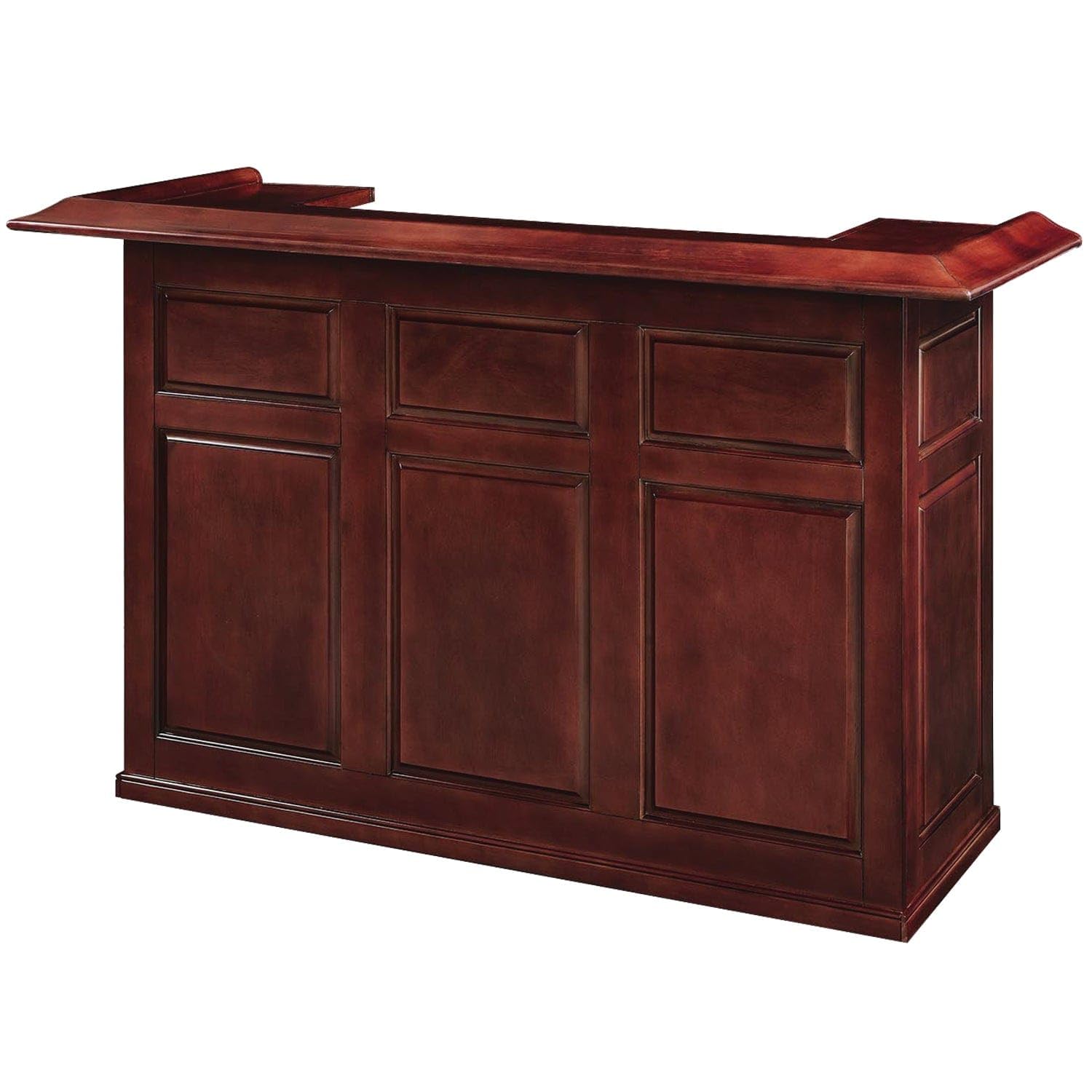 Ram Game Room Dry Bar With Mini Fridge Pocket 72'' English Tudor