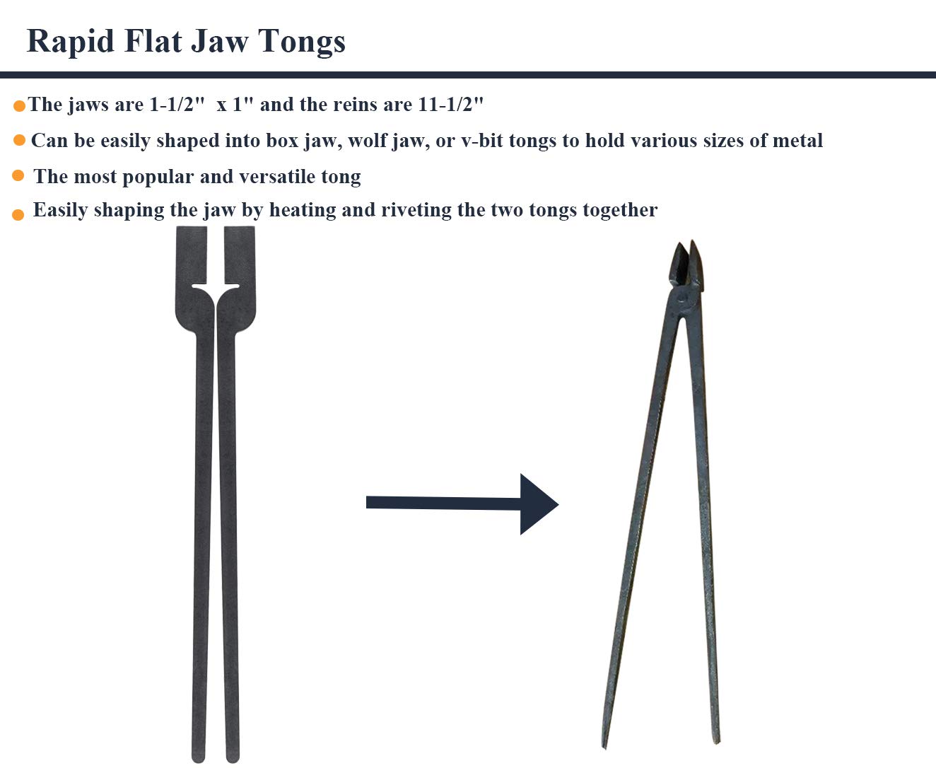 Rapid Tongs Bundle Set 6 Type Of Tong Bundles Set Diy Rapid Tongs Comes With Rivet For Beginner Futher Smithing
