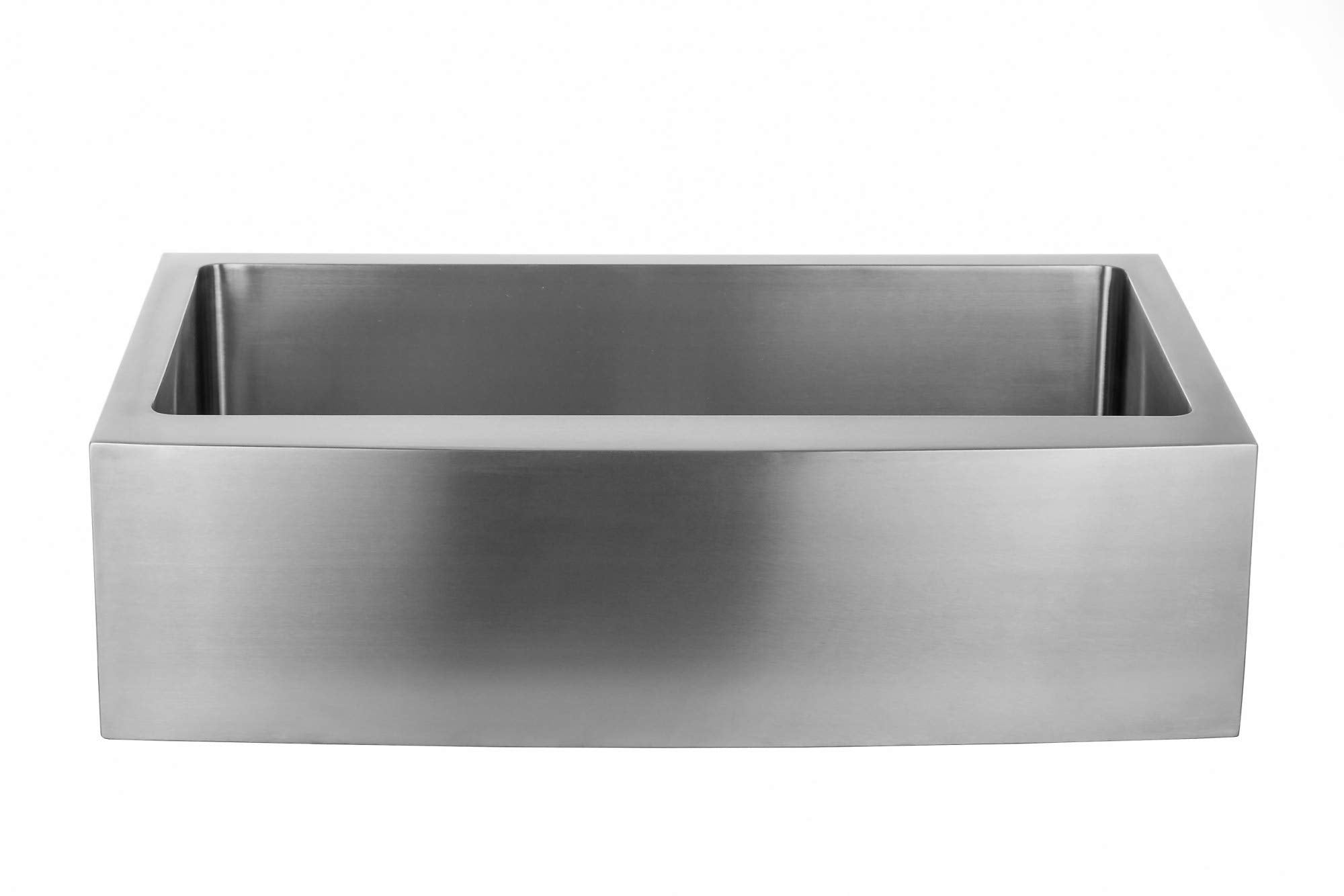 Miseno Farmhouse 33'' Single Basin Stainless Steel Kitchen Sink With Apron Front - Drain Assembly And Basin Rack Included Free