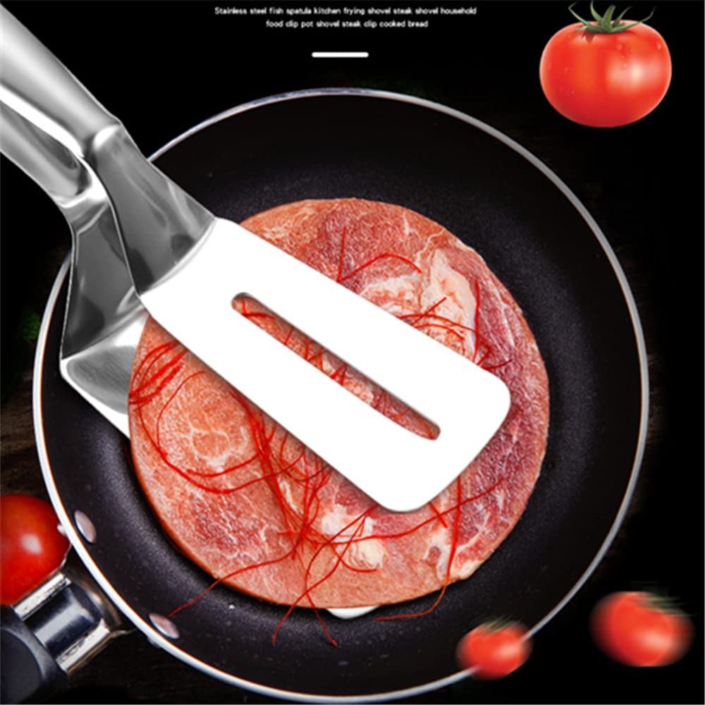 Lavandi 2Pcs Steak Shovel, Anti-Scalding Double-Sided Shovel, Fish Frying Shovel, Bread Shovel, Cake Shovel, Many Functions Stai