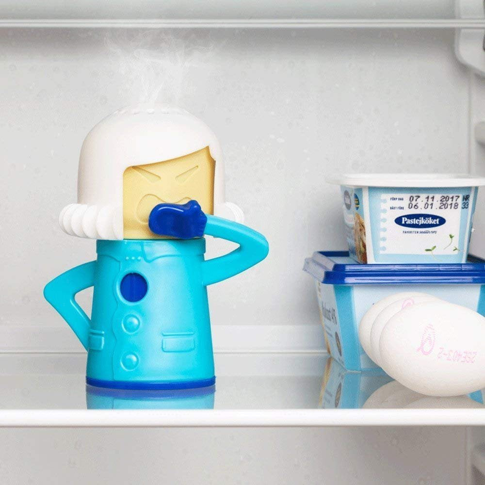 Tvoip Chilly Mama Blue Baking Soda Fridge & Freezer Odor Absorber & Freshener Holder