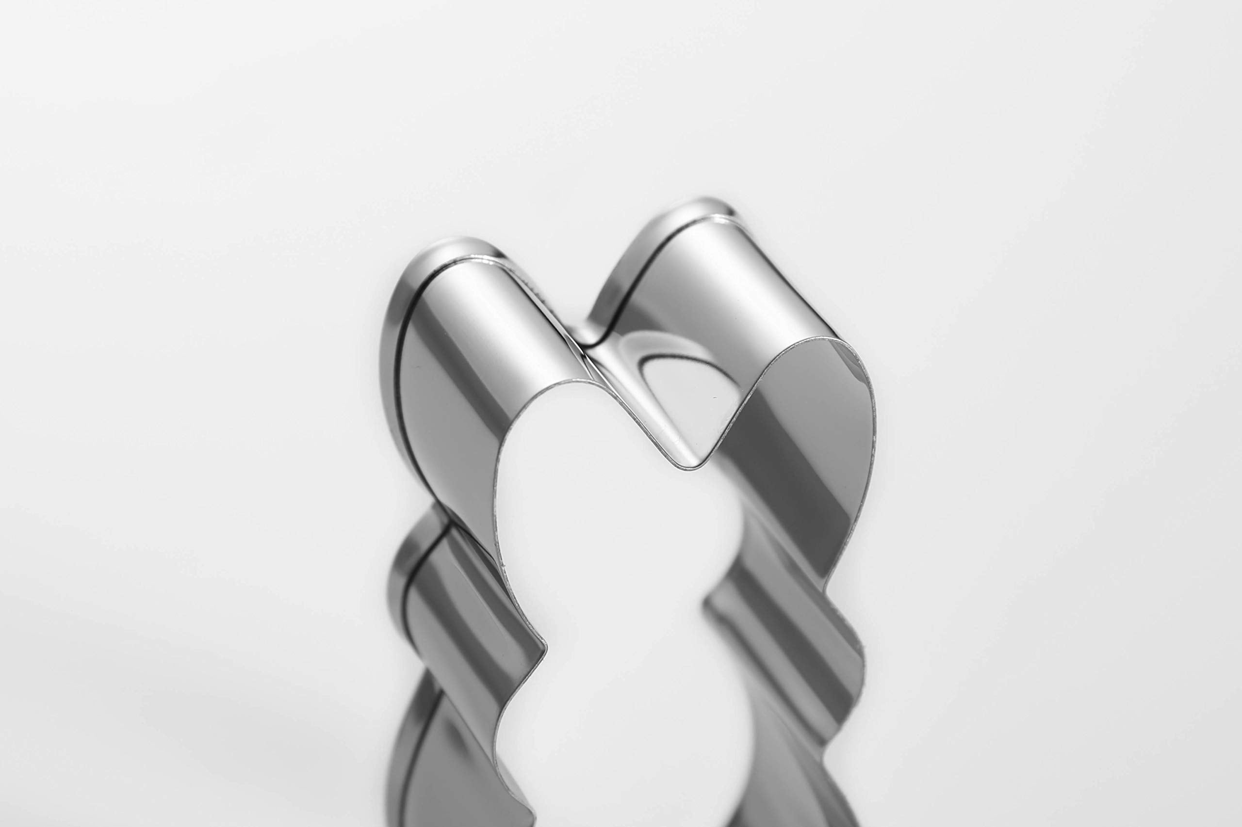 Easter Bunny Cookie Cutter Set -3 Pieces - Stainless Steel Assorted Sizes