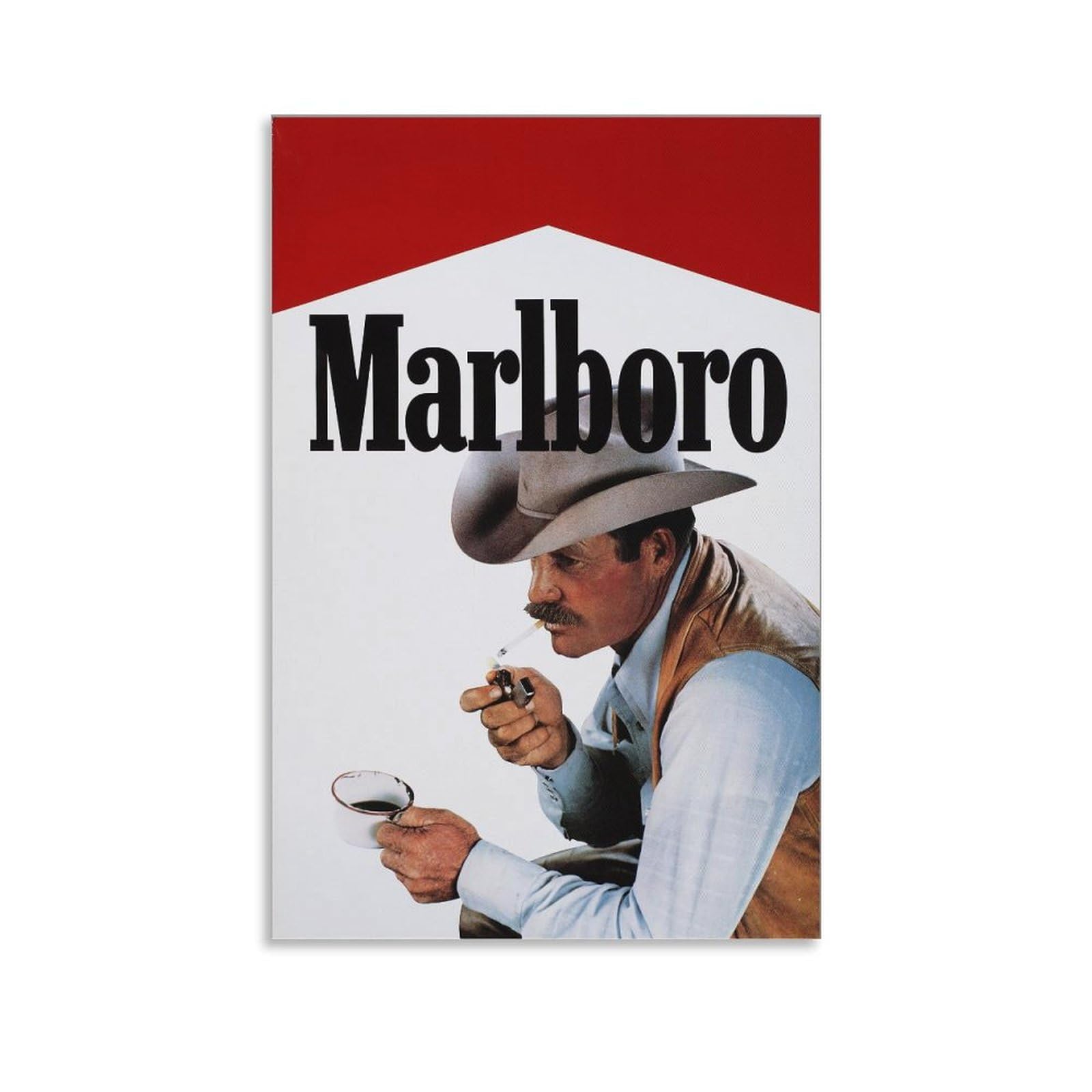 Vintage Western Cowboy Marlboros Art Poster Posters & Prints Canvas Art Poster And Wall Art Picture Print Modern Family Bedroom 