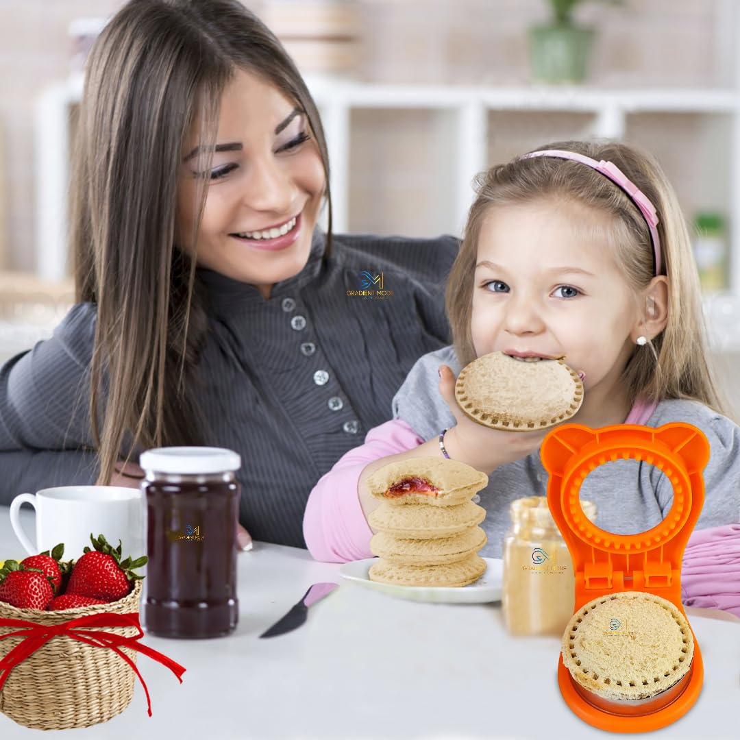 Sandwich Cutter And Sealer, Sandwich Cutter For Kids, Uncrustables Sandwich Maker, Bread Cutters Sandwich Decrustergreat For Boy
