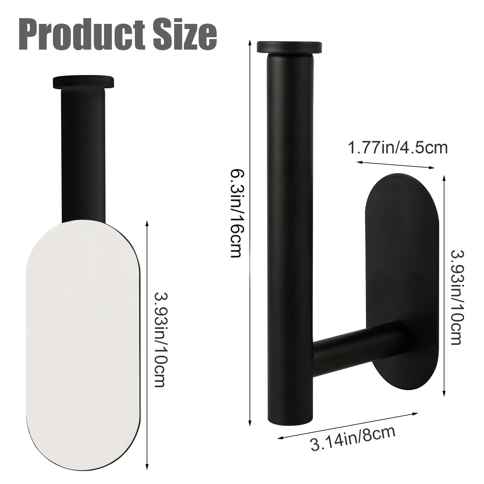 Peutier 2Pcs Hat Racks For Baseball Caps, No Drill Hat Hooks For Wall Stainless Steel Hat Storage Organizer Self-Adhesive Hat Ha