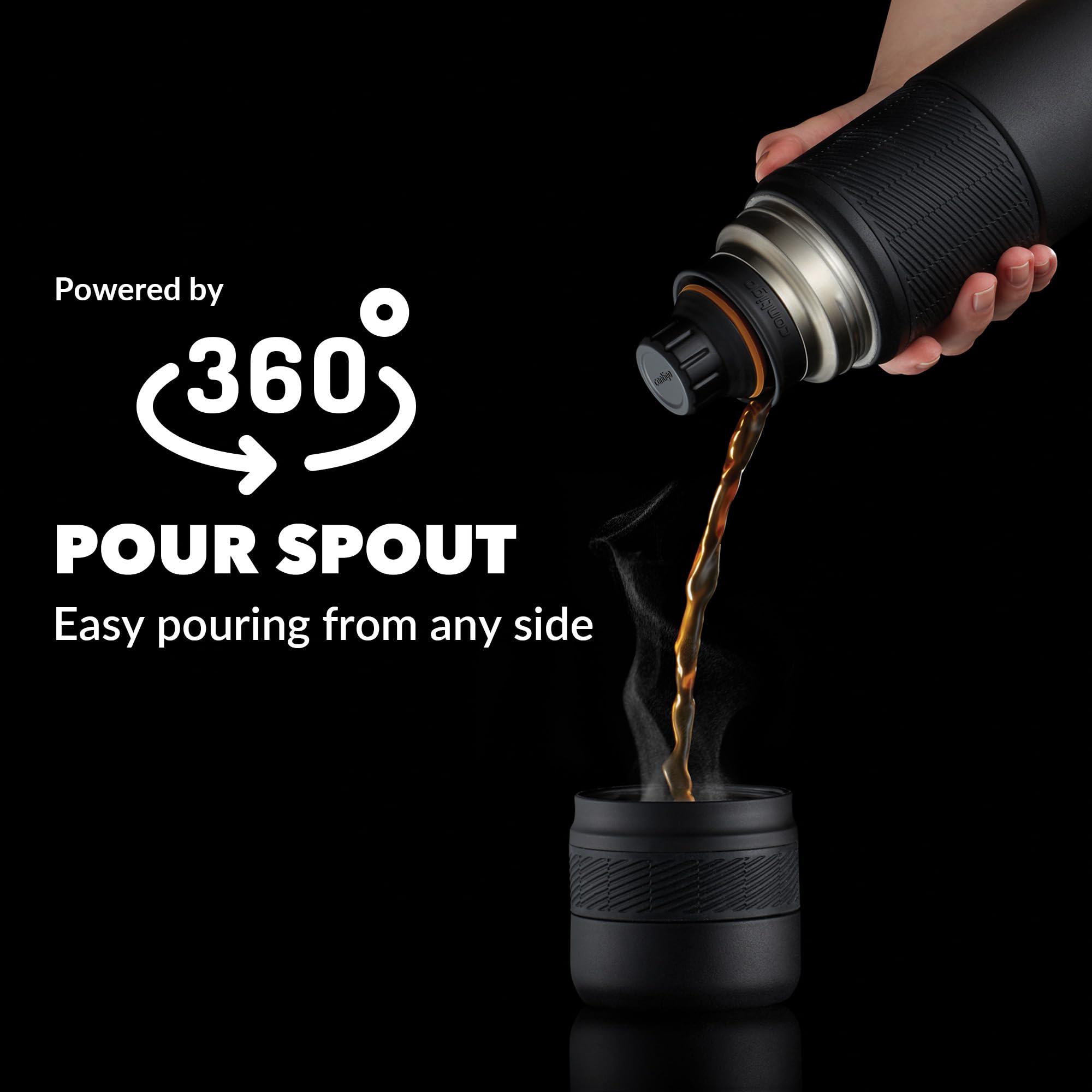 Contigo Thermal Bottle Thermalock  Vacuum Insulated Travel Flask  Thermos Flask for Hot Drinks  36h hot  60h cold  Leakproof Coffee Tea Bottle  Stainless Steel Travel Mug