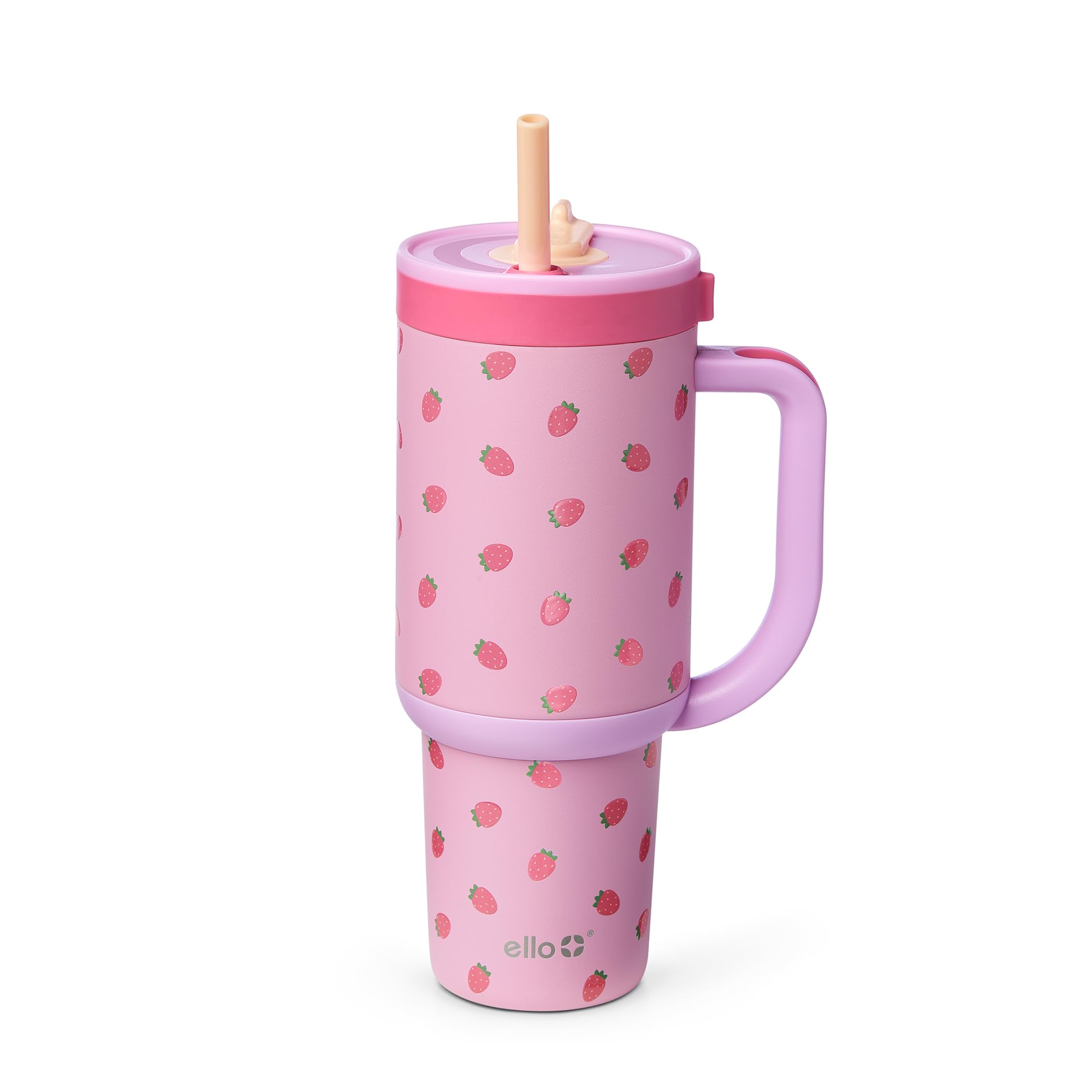 Ello Oasis 30oz Stainless Steel Tumbler - Strawberries
