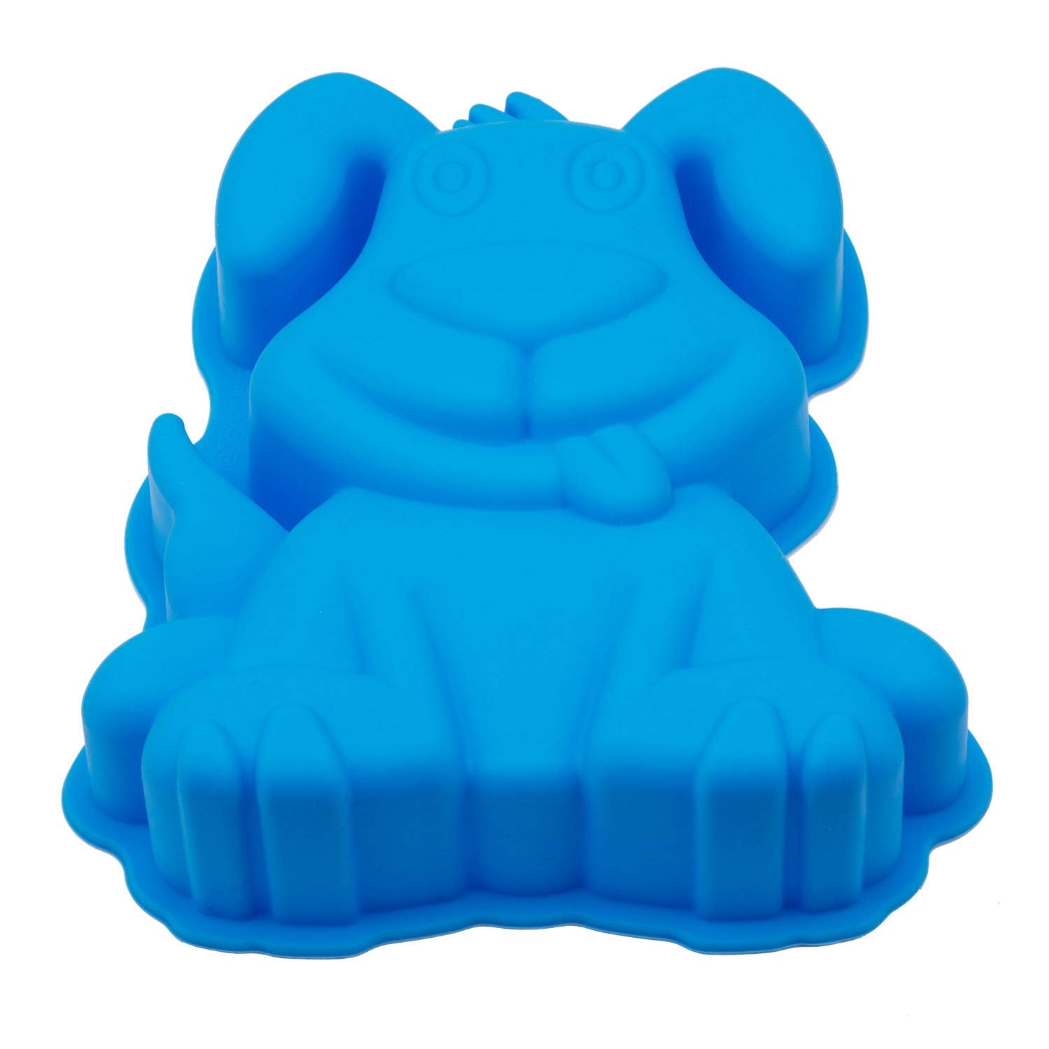 Fewo Small Puppy Dog Cake Pan, Non-Stick Pup Dog Silicone Baking Mold Tray For Muffin Loaf Bread Toast Mousse Scone Baking Suppl