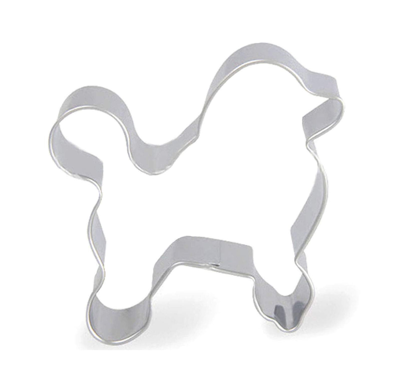 Wjsyshop Poodle Small Dog Shape Cookie Cutter