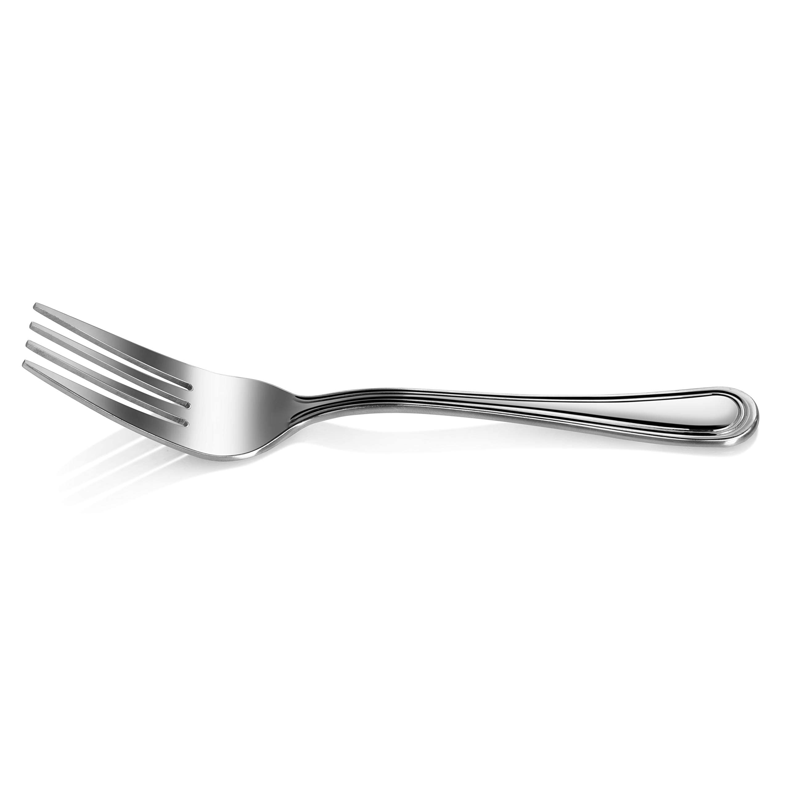 New Star Foodservice 58062 Slimline Pattern, 18/0 Stainless Steel, Salad Fork, 6.25-Inch, Set Of 12