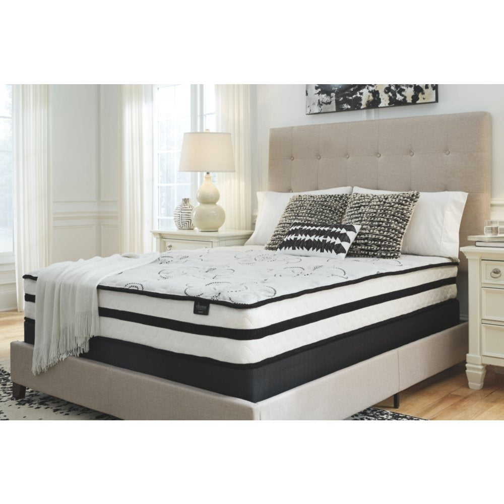 Signature Design By Ashley Chime 10 Inch Medium Firm Hybrid Mattress, Certipur-Us Certified Foam,Twin