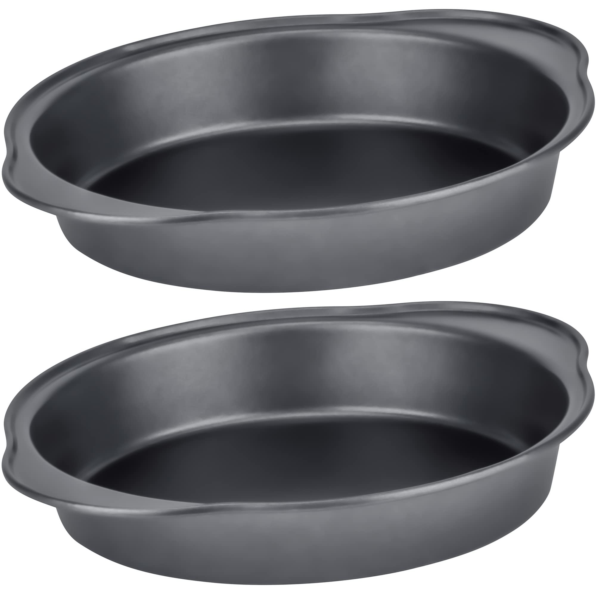 Decorrack 2 Pack Round Cake Pan, 9 Inch, Premium Durable Non-Stick Coating, Heavyweight Baking Pan, Perfect For Cakes, Pies, Piz