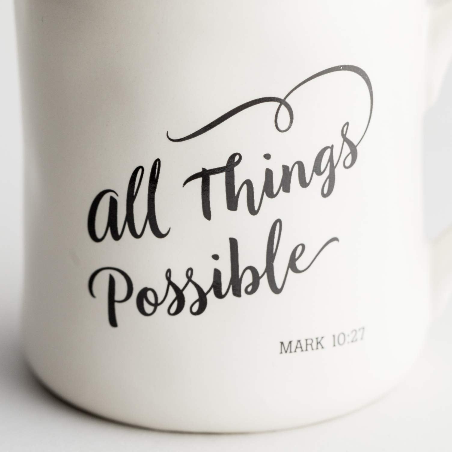 DaySpring - All Things Possible - Inspirational Hand-Thrown Ceramic Mug (71456)
