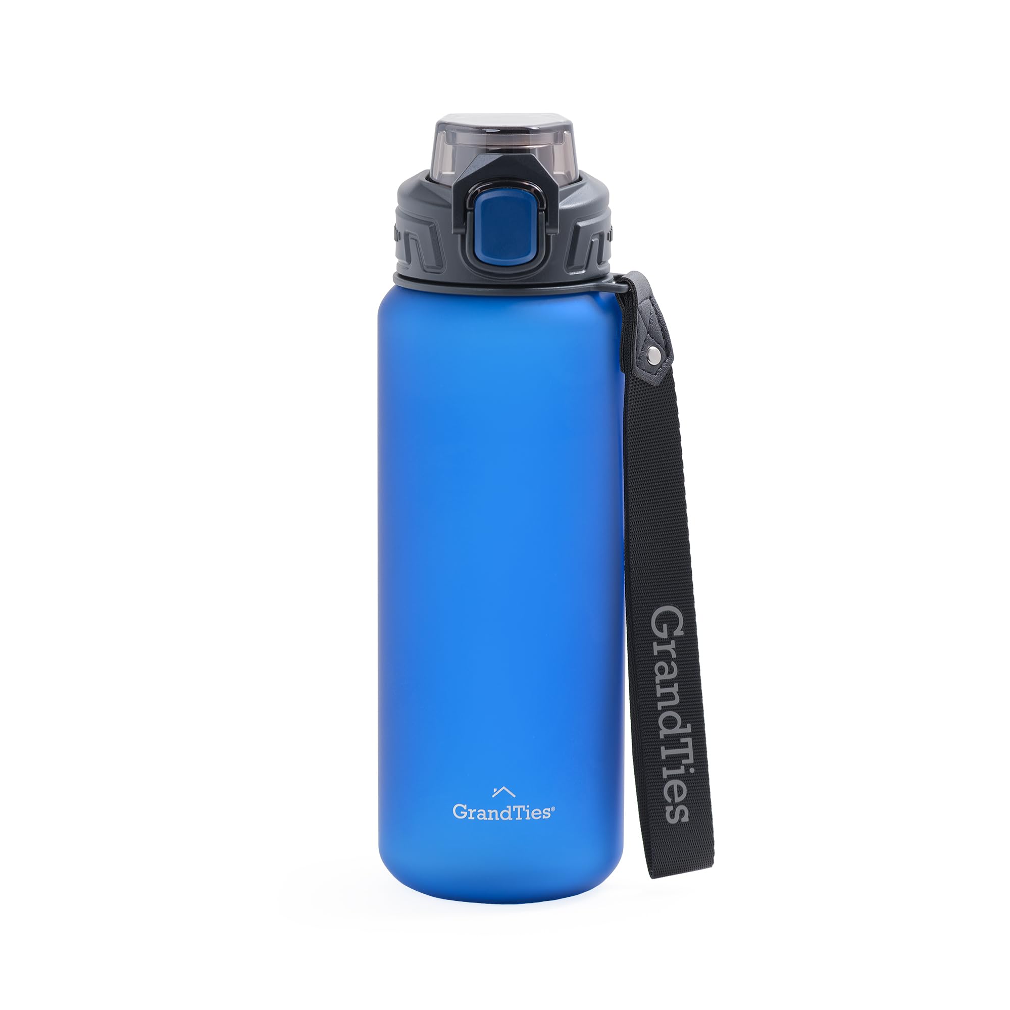 GRANDTIES Sports Tritan Plastic Water Bottle with Straw, Removable  Leakproof BPA Free Dishwasher Safe Travel Water Bottle with